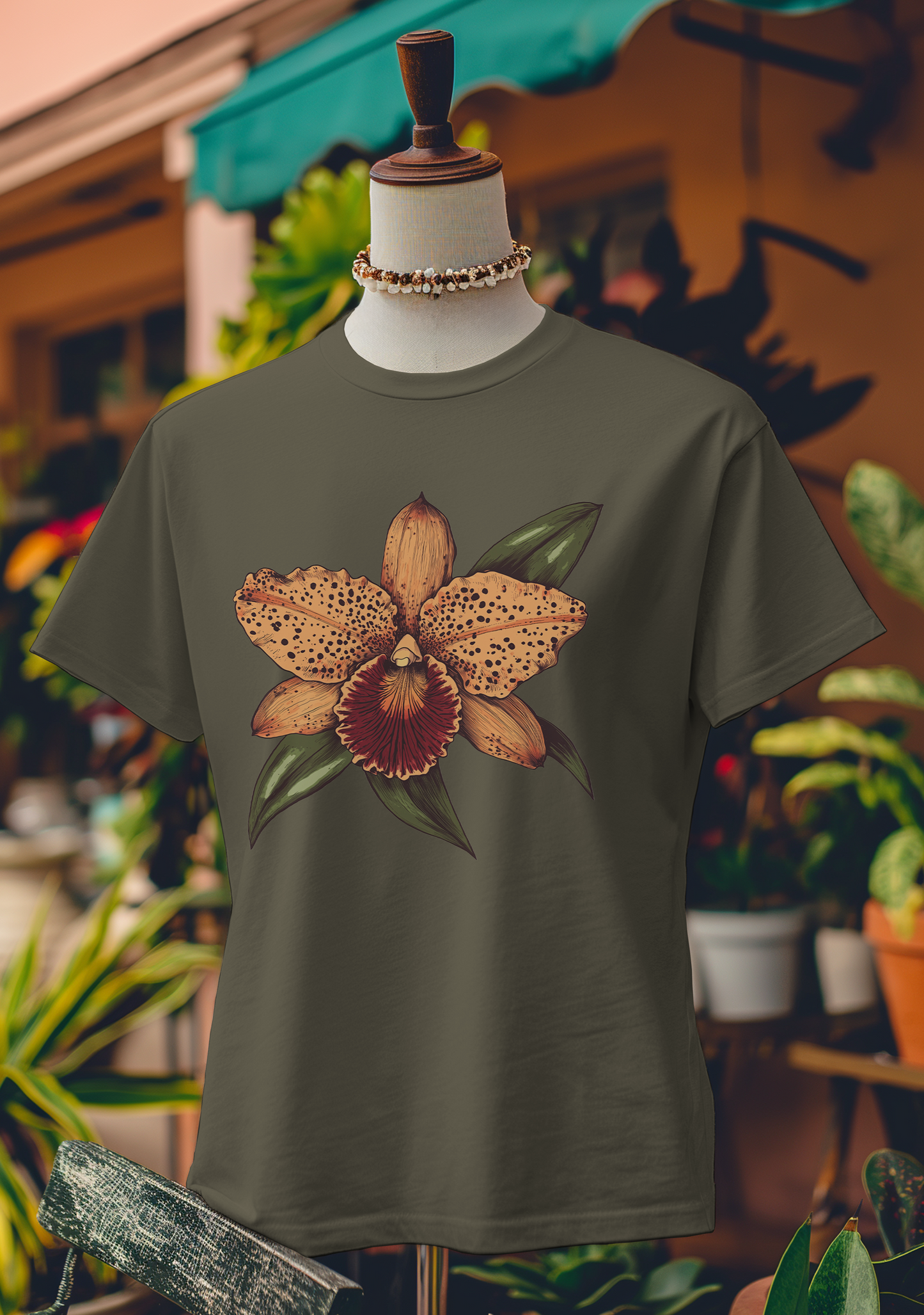 Tiger Orchid Bloom T-Shirt