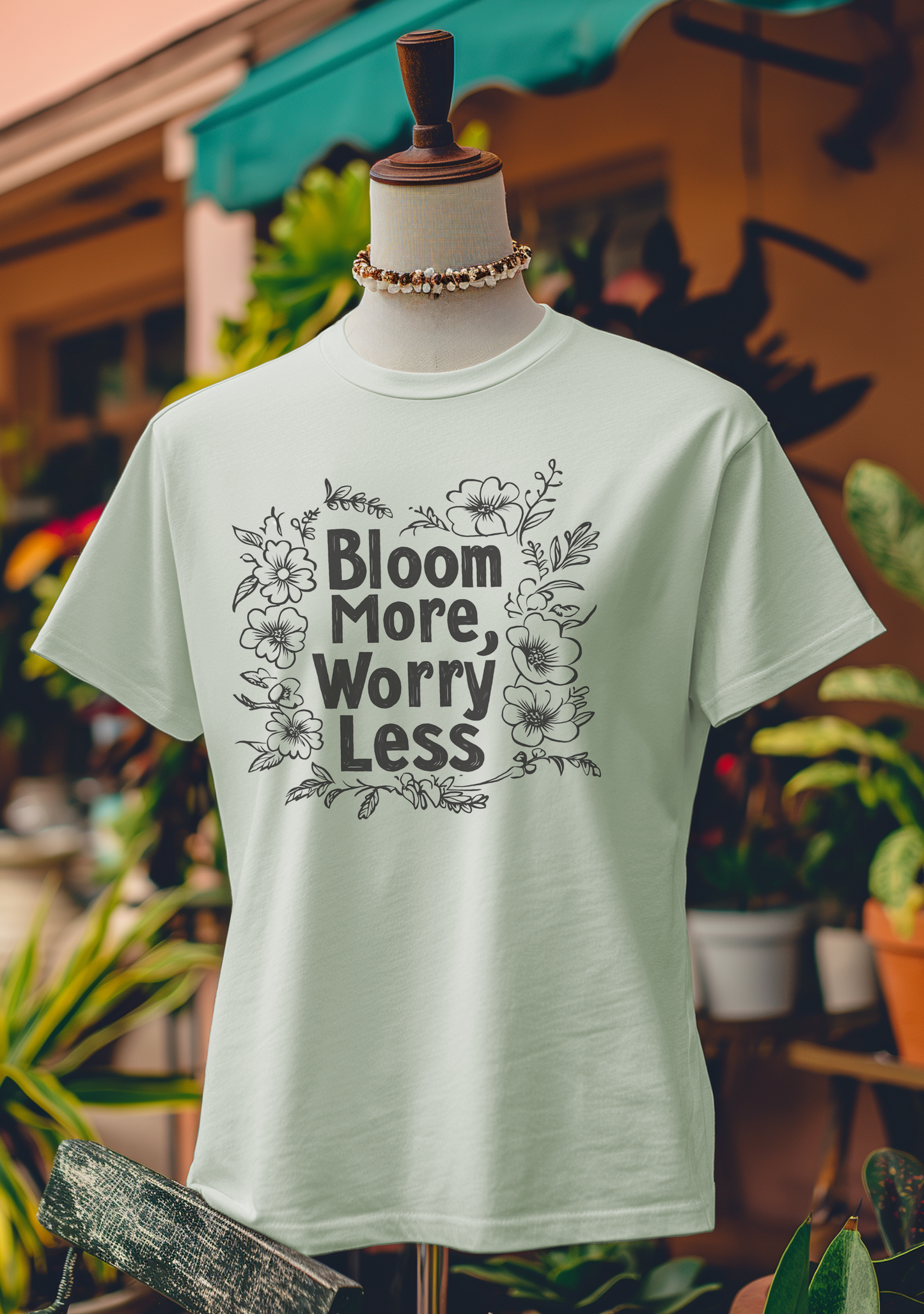 Bloom More, Worry Less T-Shirt