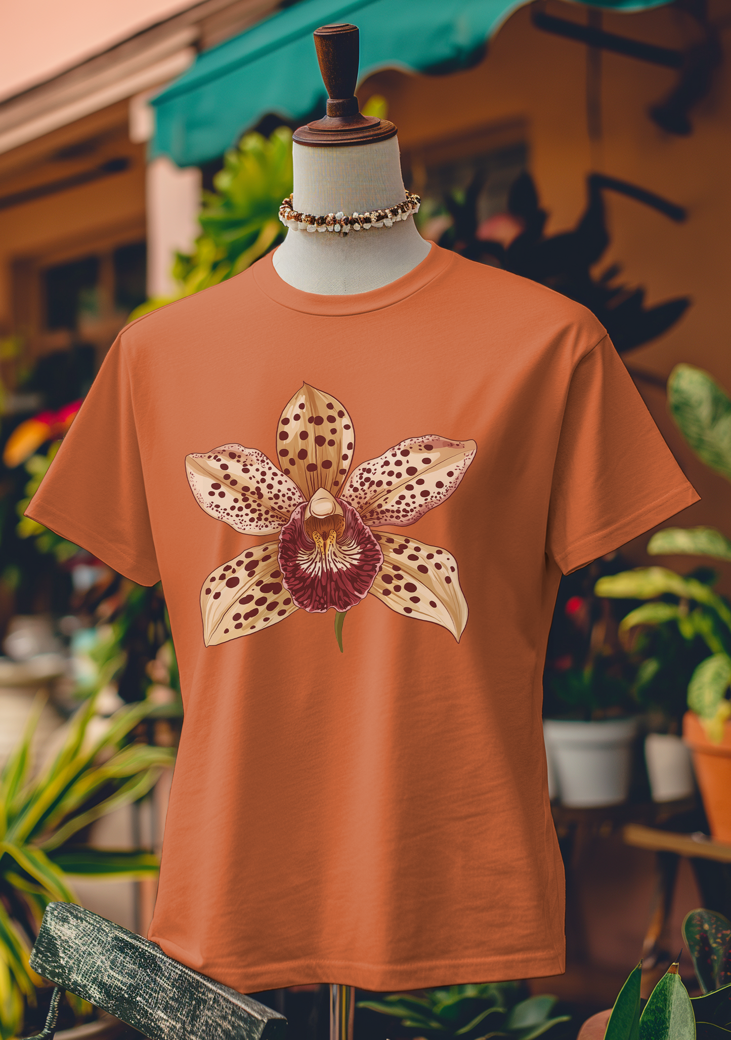 Leopard Orchid Charm T-Shirt