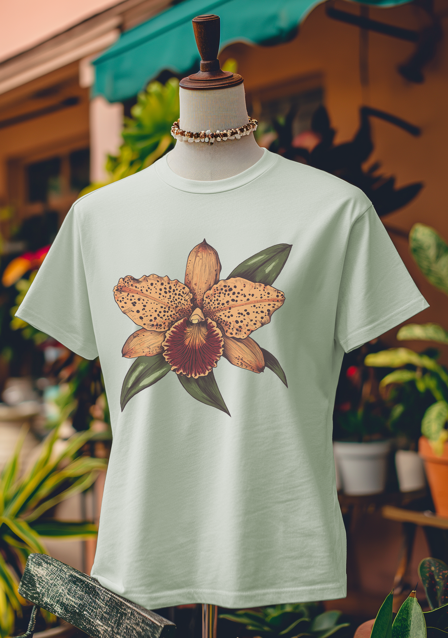 Tiger Orchid Bloom T-Shirt