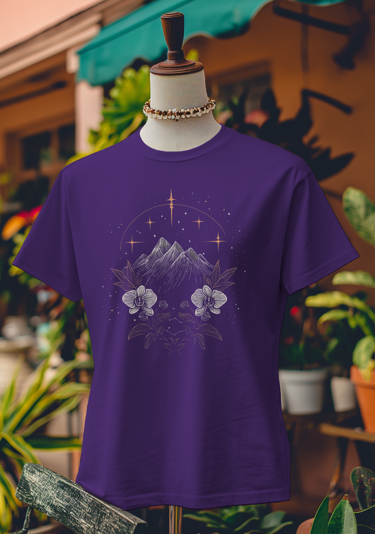 Cosmic Mountain Orchid T-Shirt