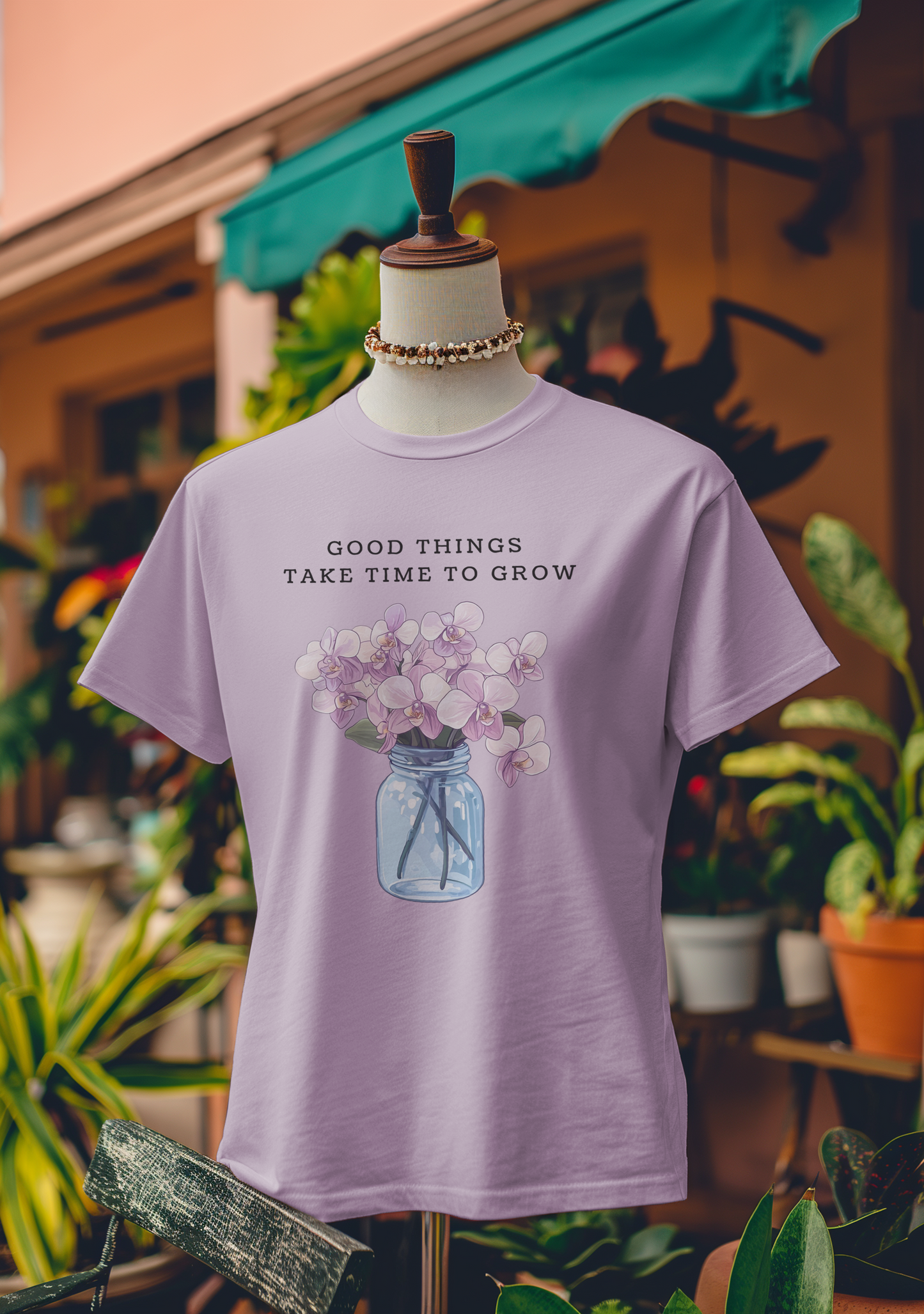 Good Things Take Time to Grow Orchid T-Shirt