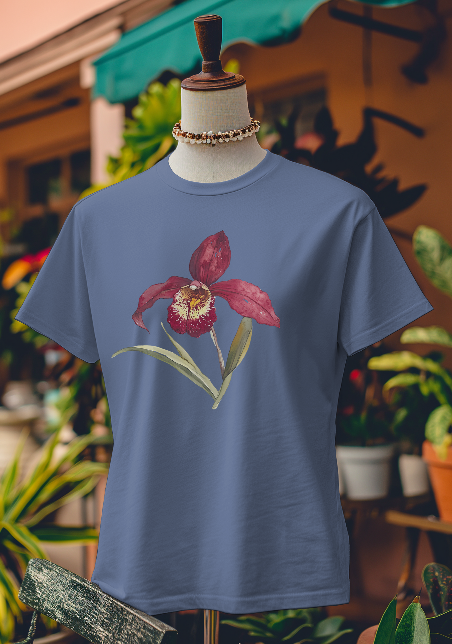 Crimson Orchid Majesty T-Shirt
