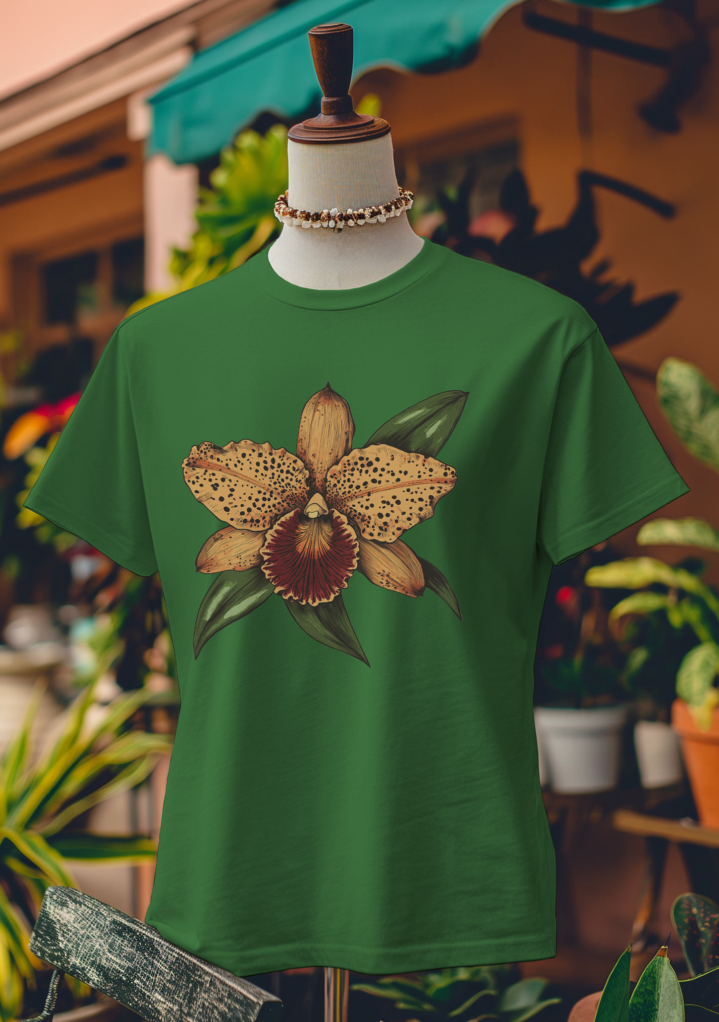 Tiger Orchid Bloom T-Shirt