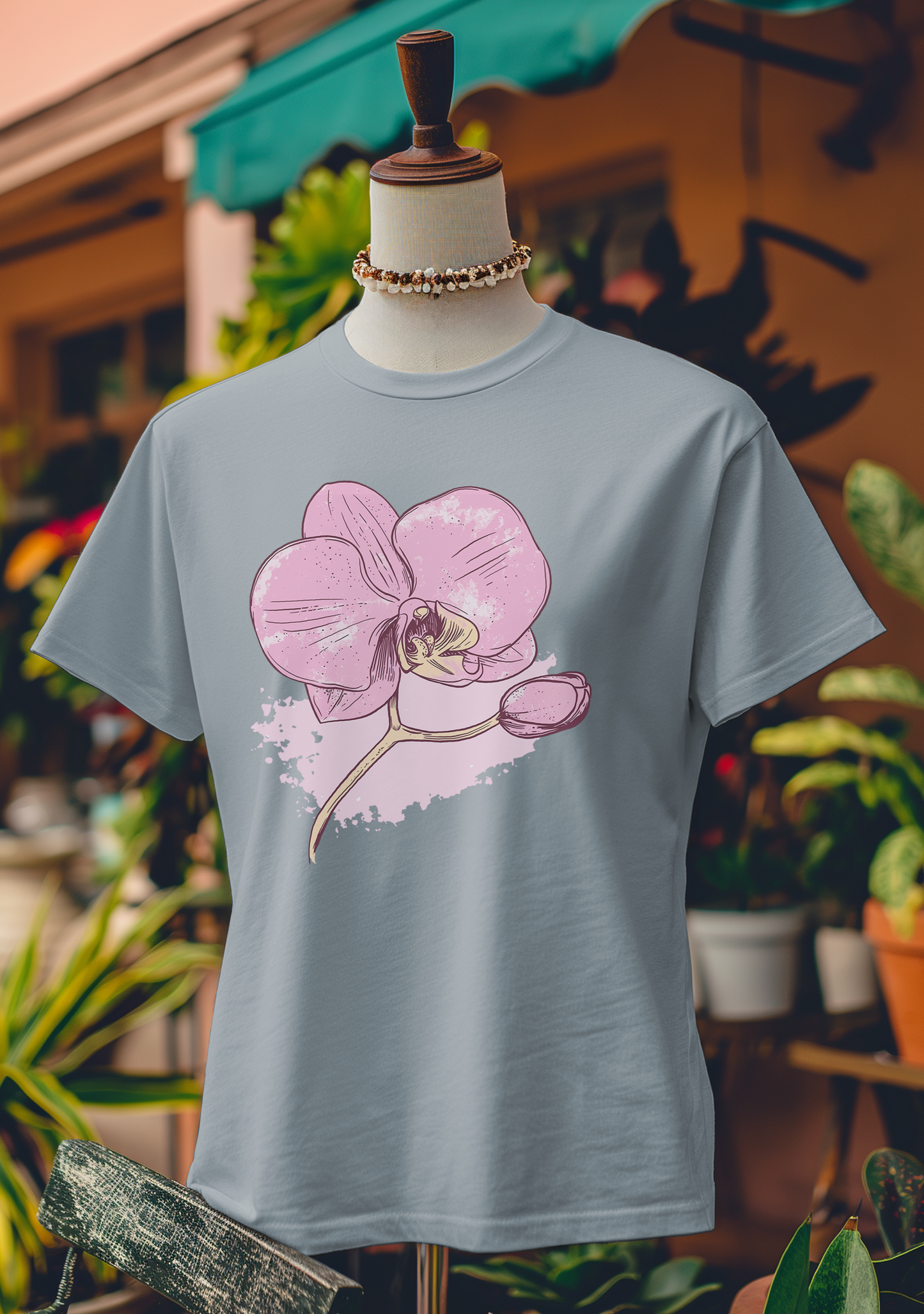 Splashed Orchid Art T-Shirt