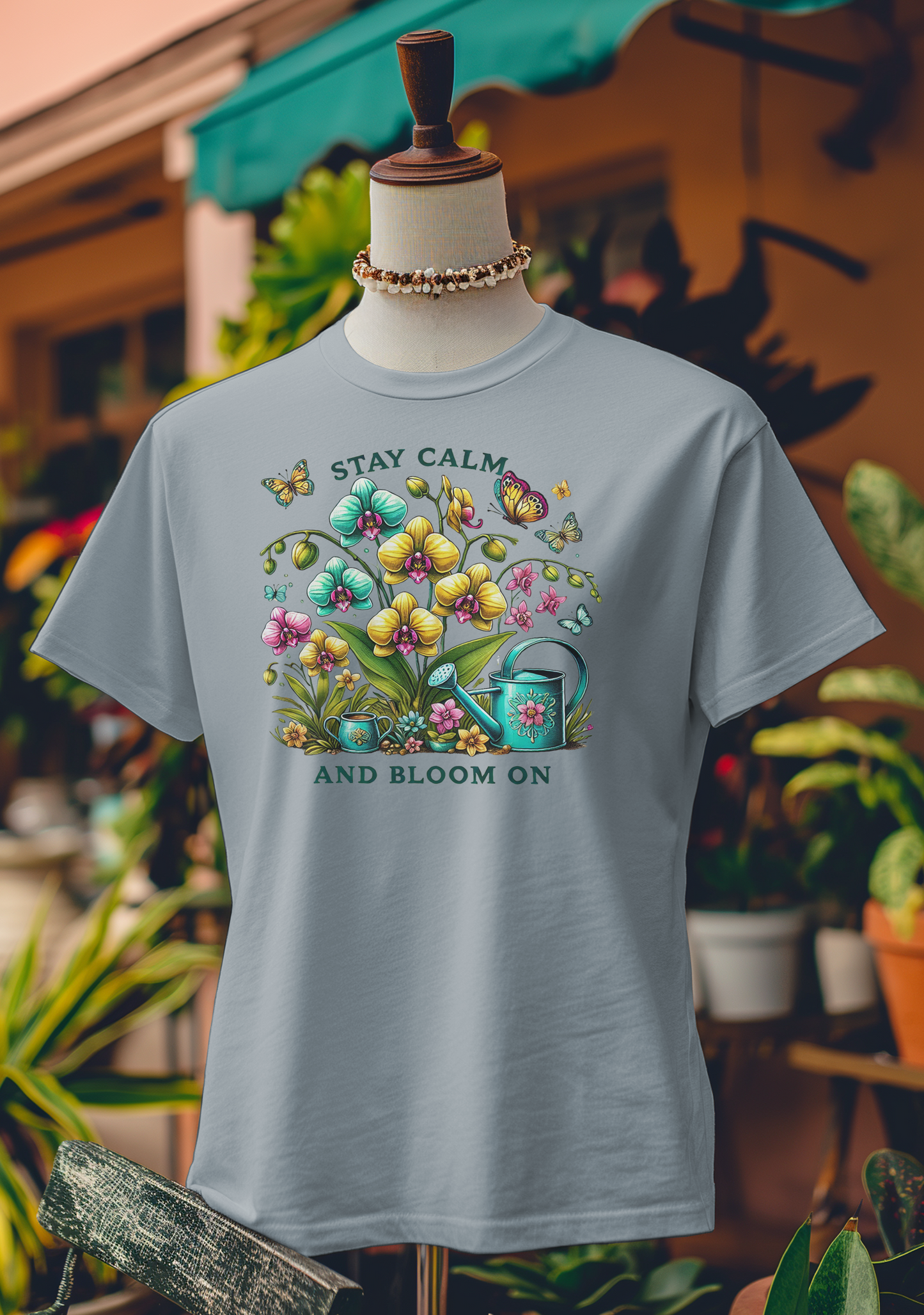 Stay Calm and Bloom On T-Shirt