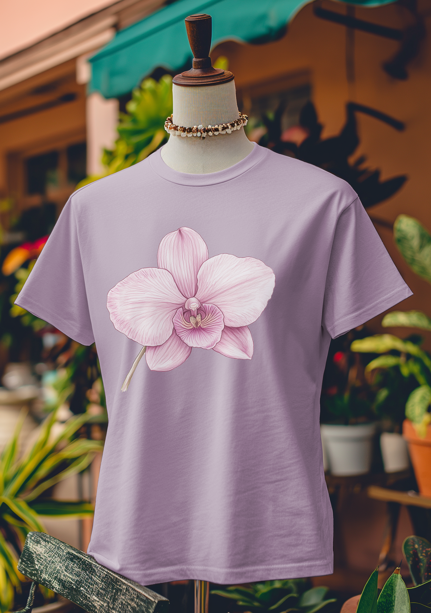 Blush Orchid Bloom T-Shirt