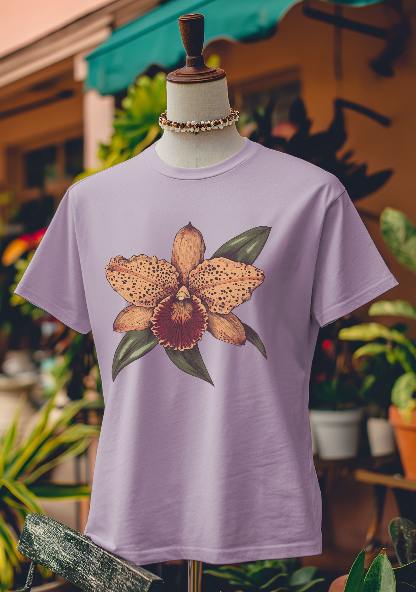 Tiger Orchid Bloom T-Shirt