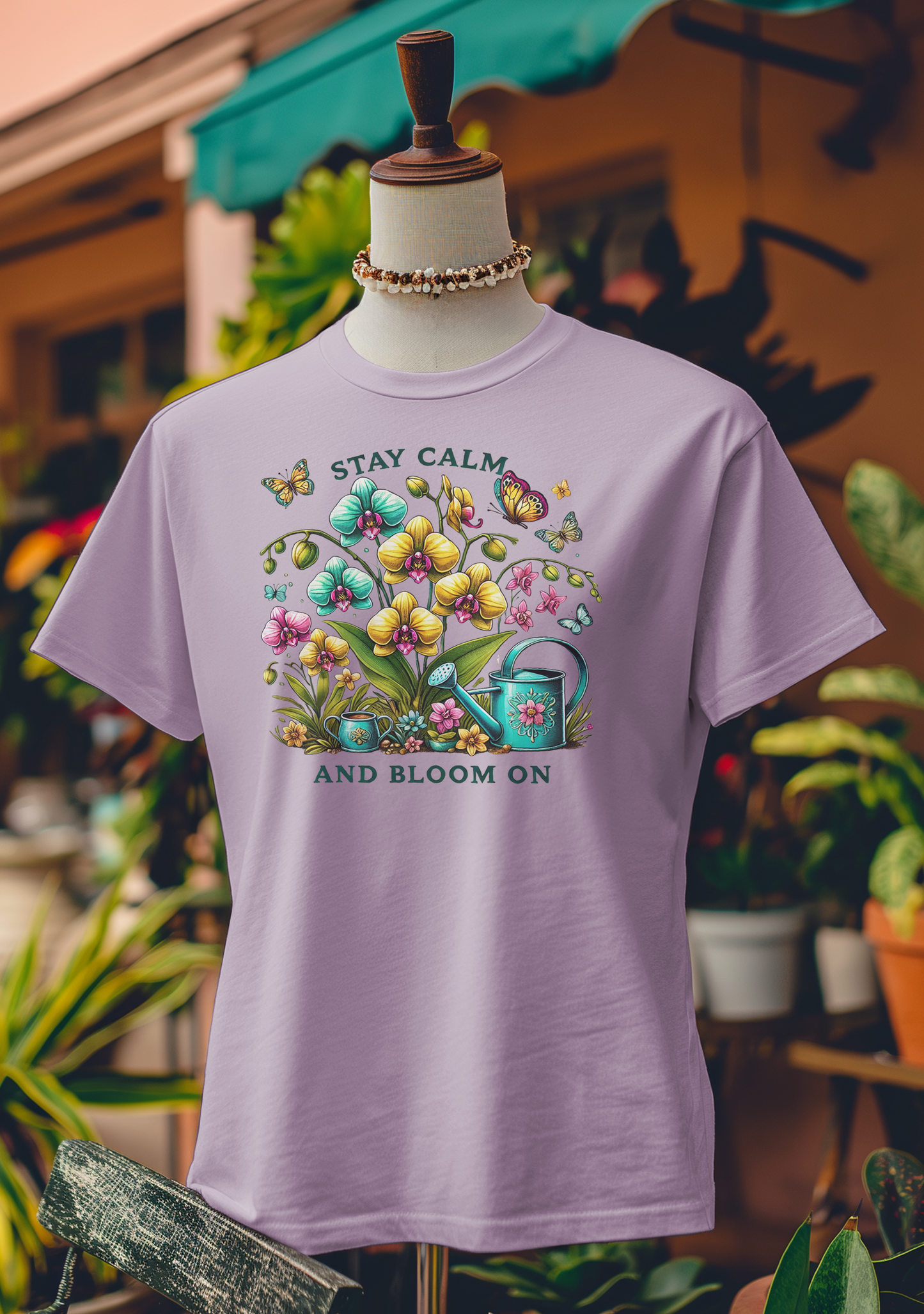 Stay Calm and Bloom On T-Shirt