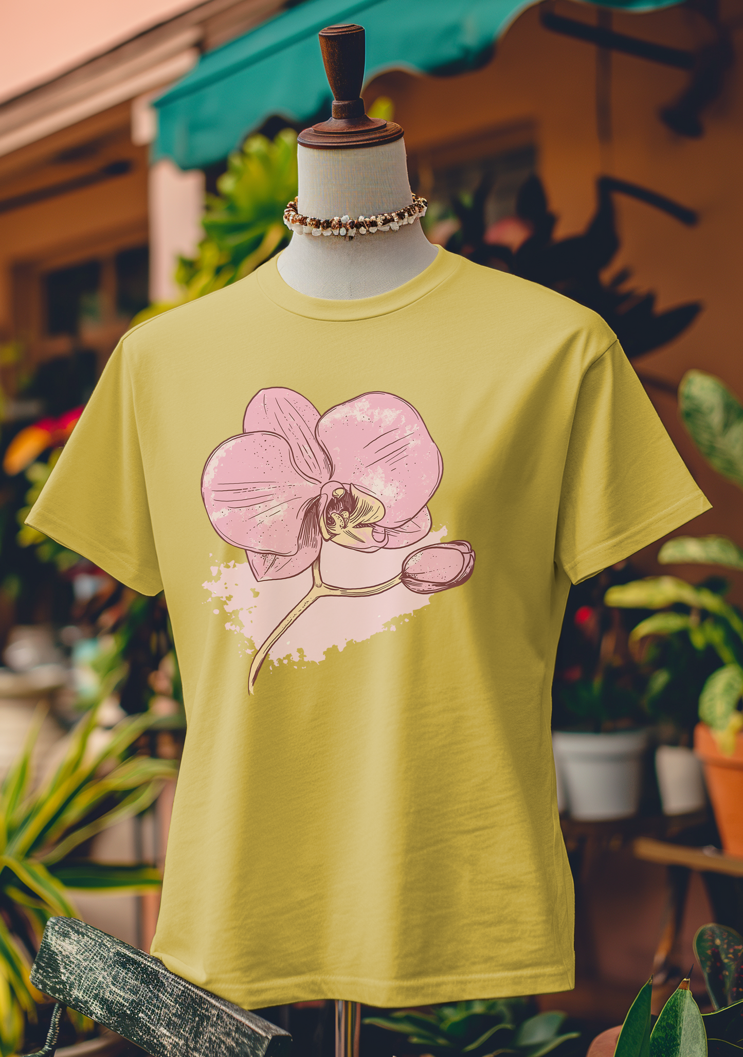 Splashed Orchid Art T-Shirt