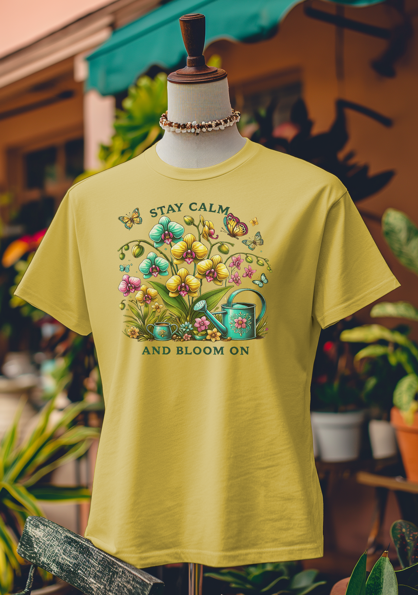 Stay Calm and Bloom On T-Shirt