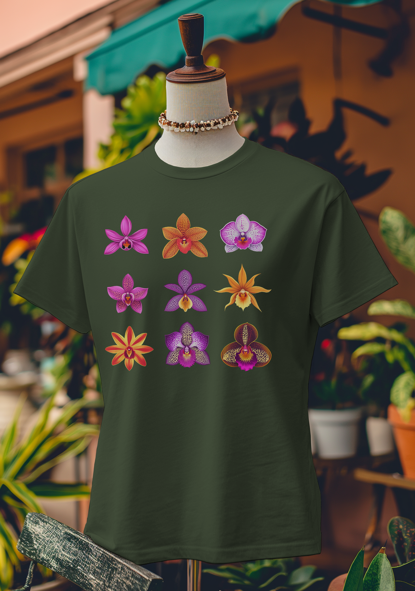 Elegant Orchid Showcase T-Shirt
