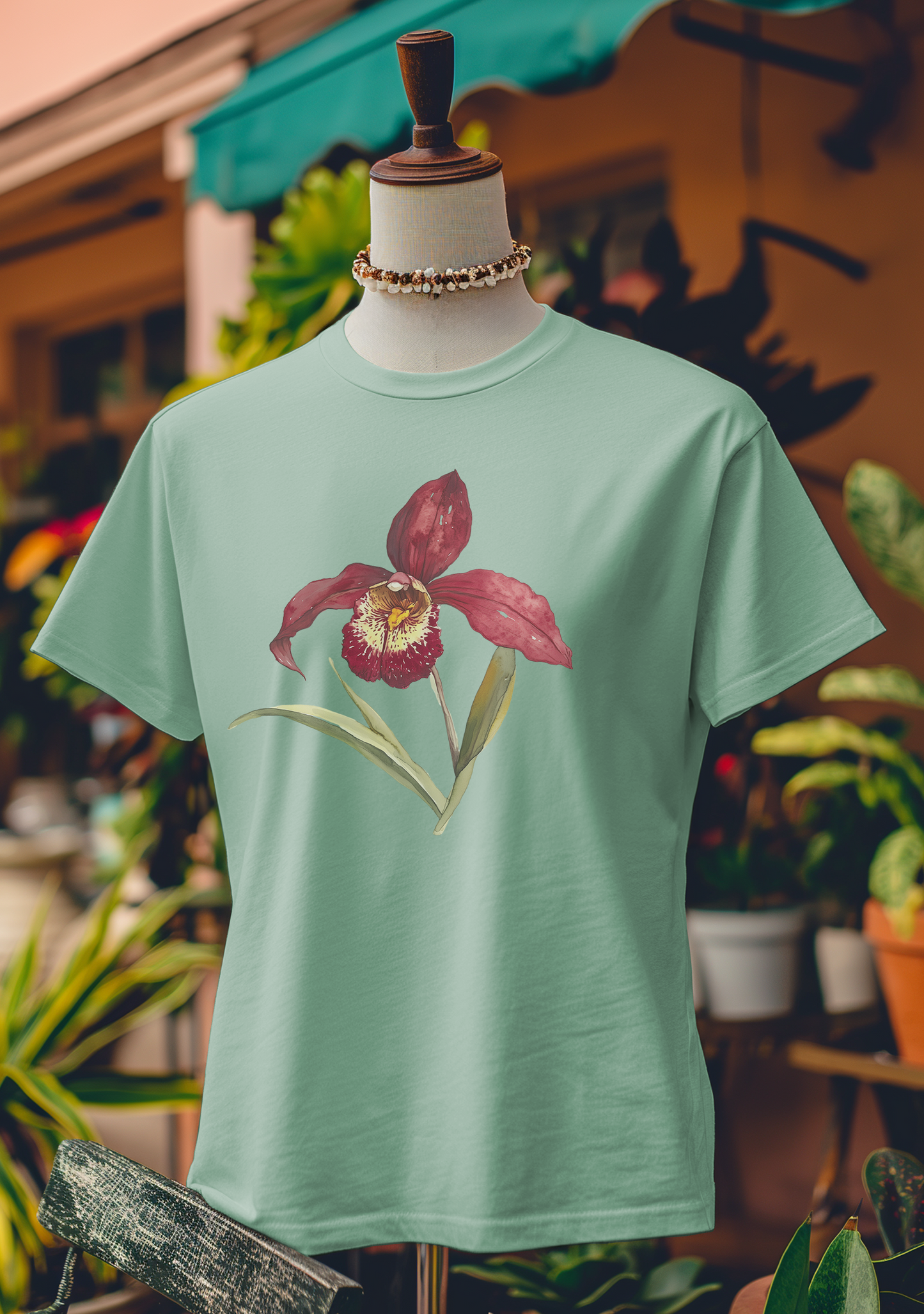 Crimson Orchid Majesty T-Shirt