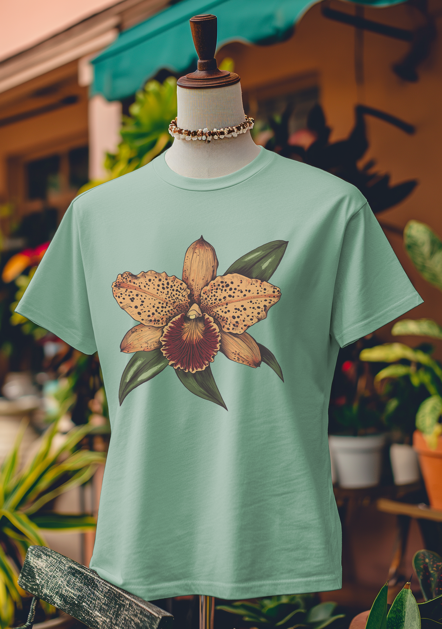 Tiger Orchid Bloom T-Shirt