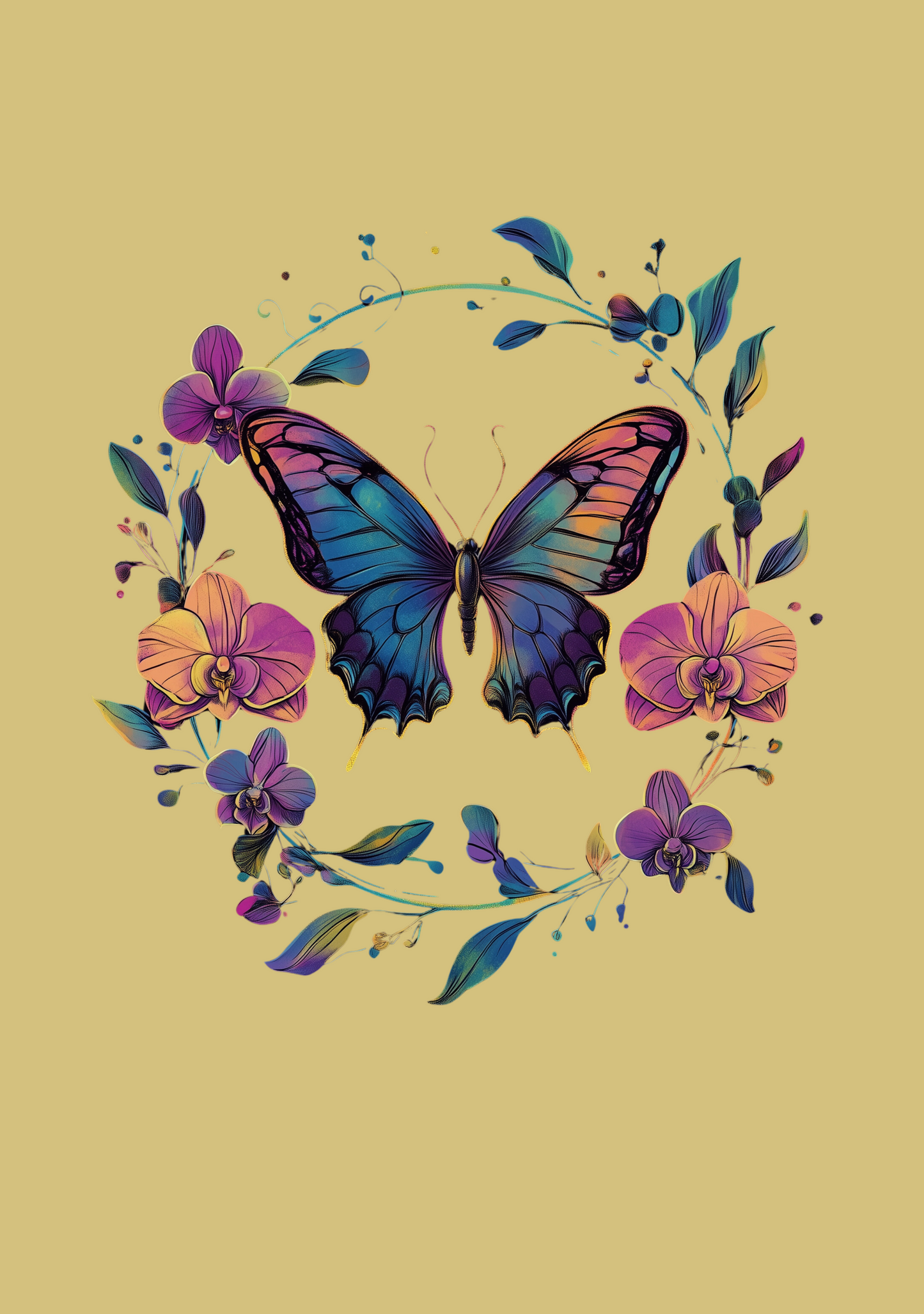 Butterfly Orchid Bloom T-Shirt