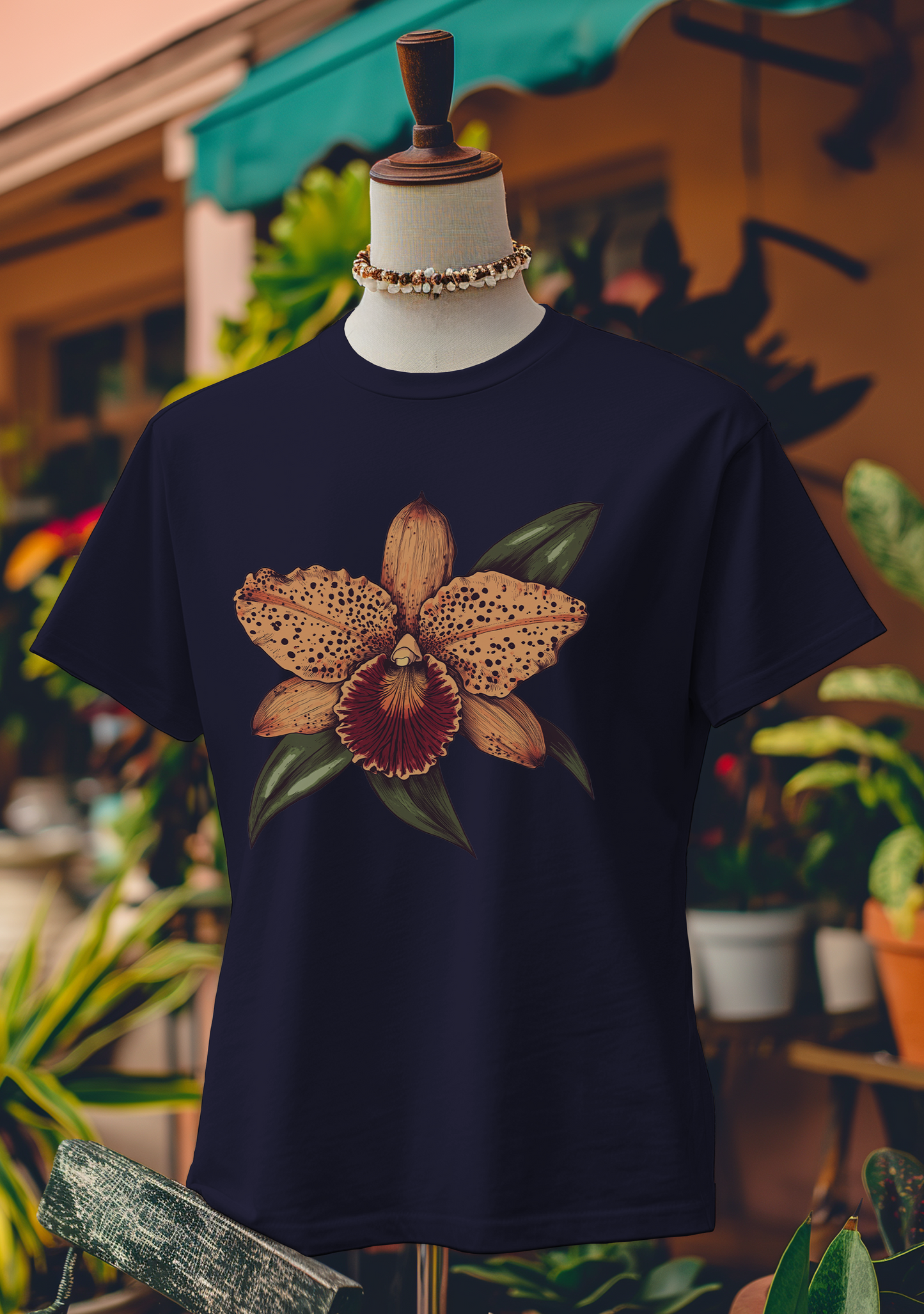 Tiger Orchid Bloom T-Shirt