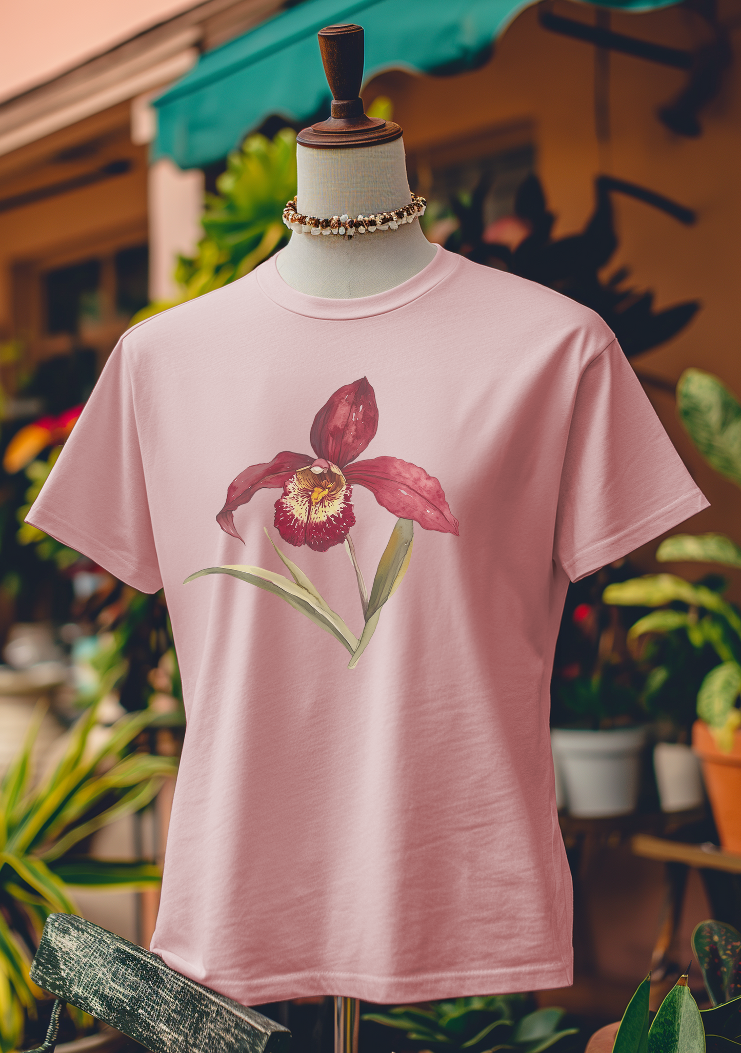 Crimson Orchid Majesty T-Shirt
