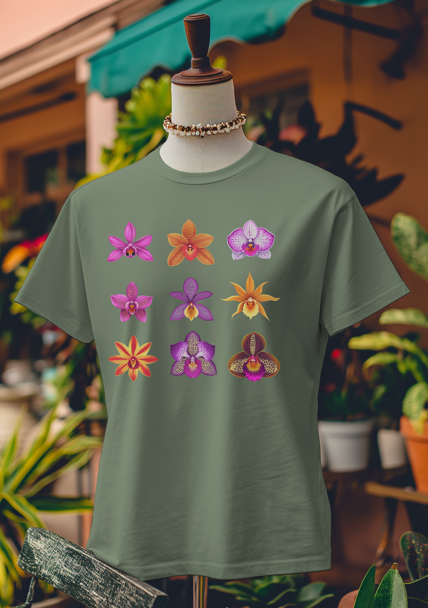 Elegant Orchid Showcase T-Shirt