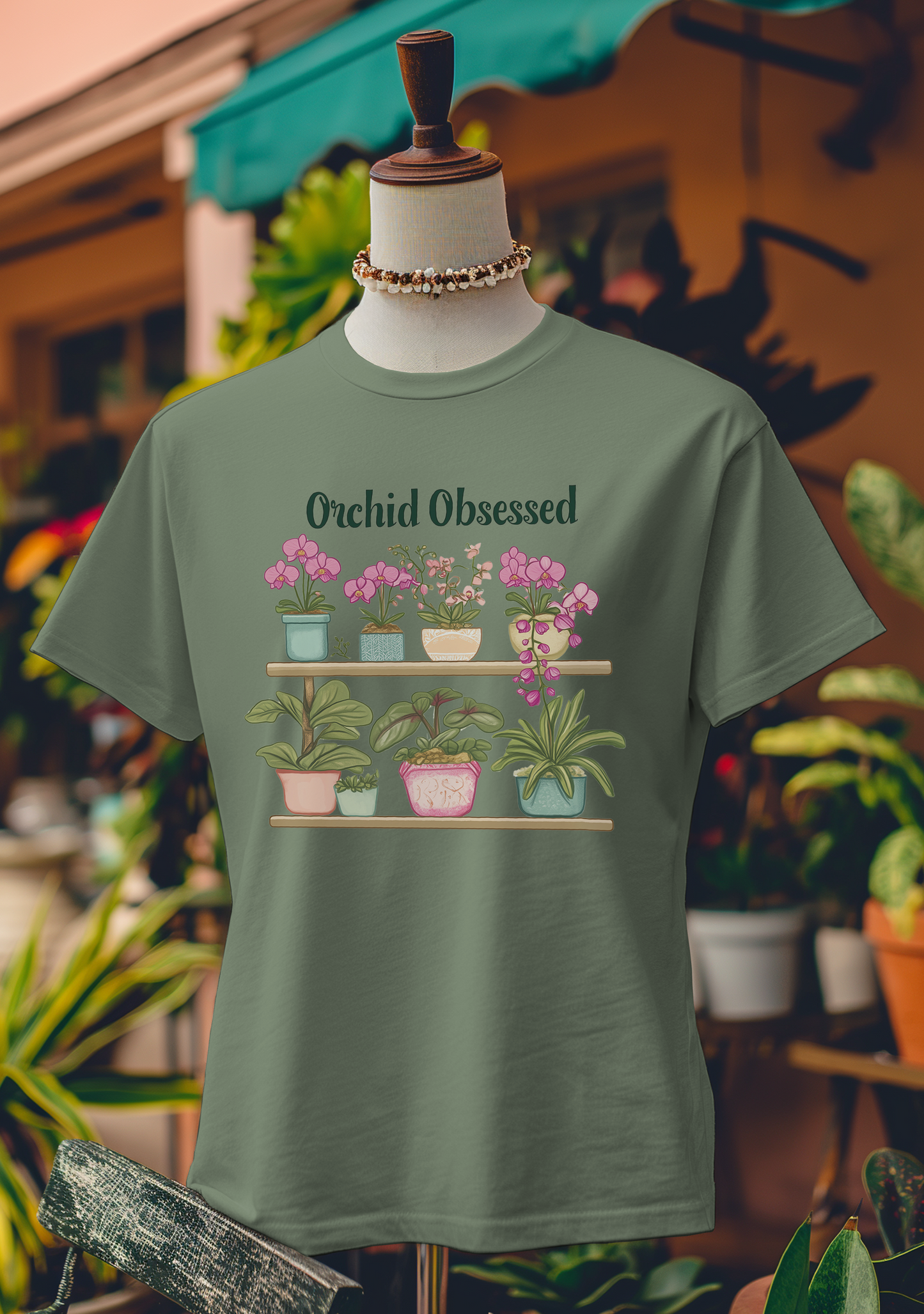 Orchid Lover's Shelf T-Shirt