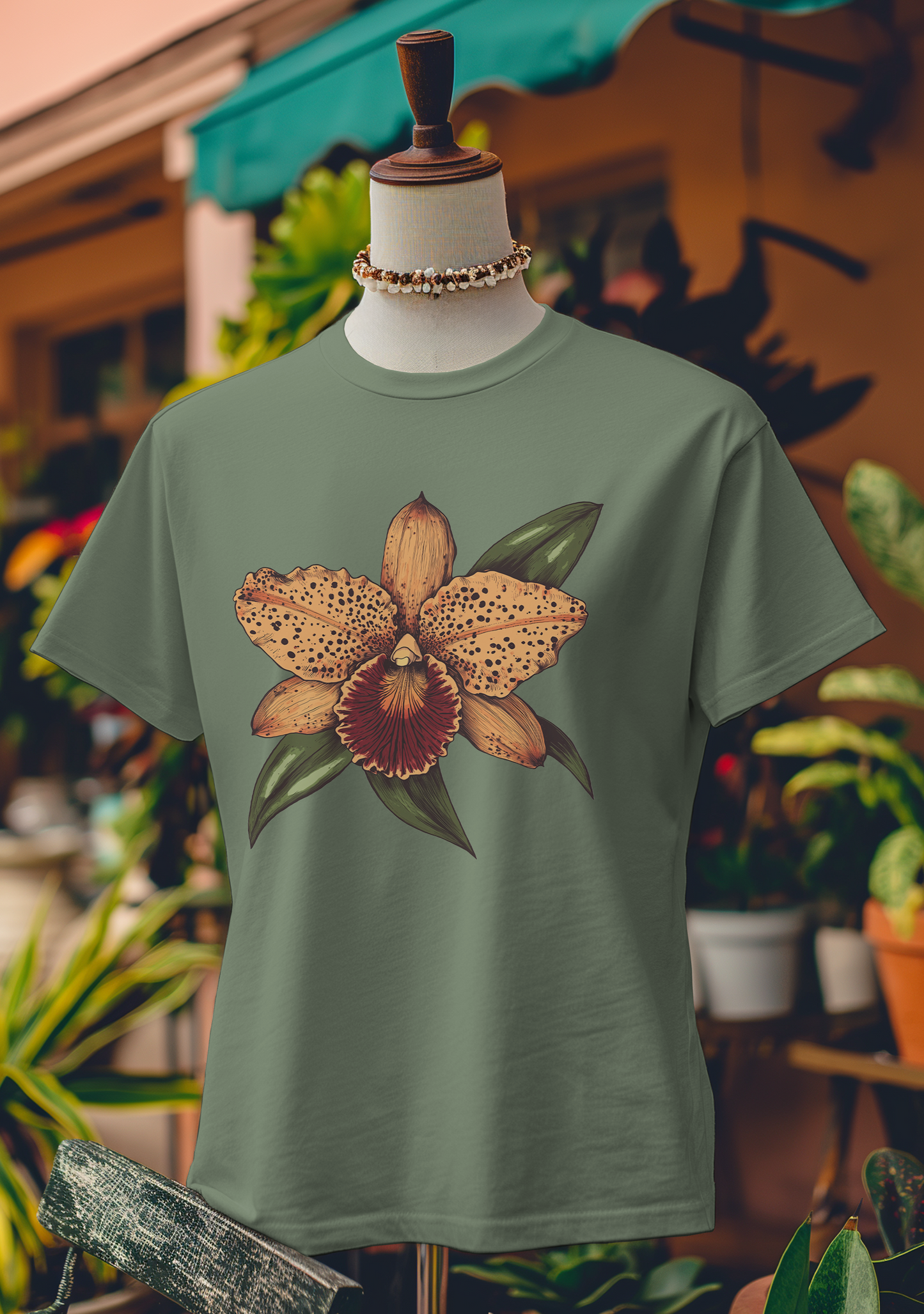 Tiger Orchid Bloom T-Shirt