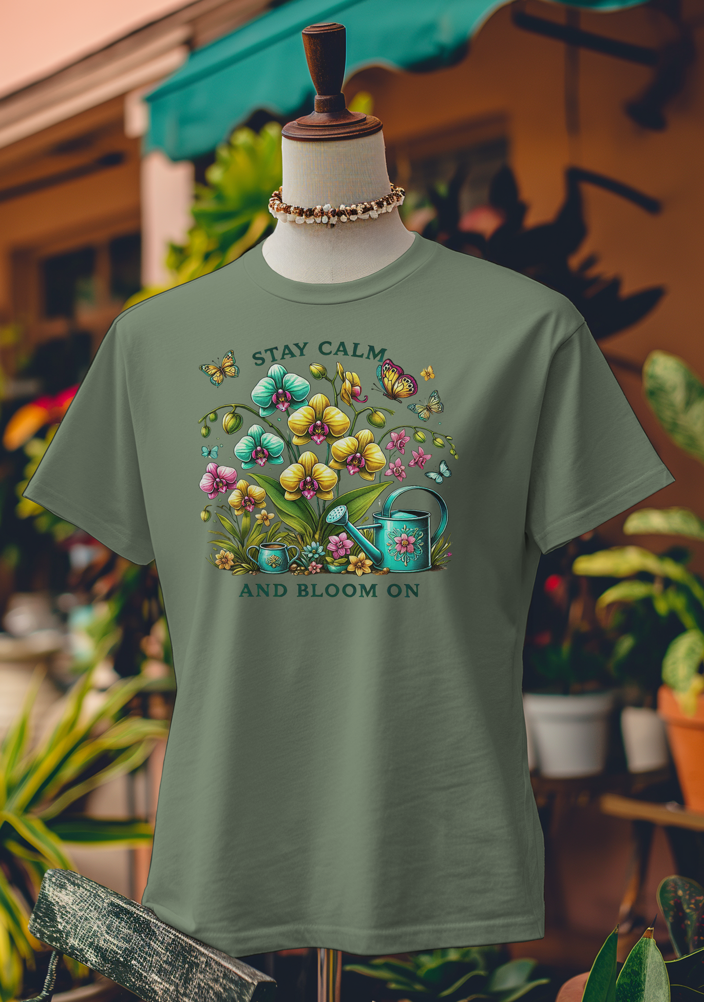Stay Calm and Bloom On T-Shirt