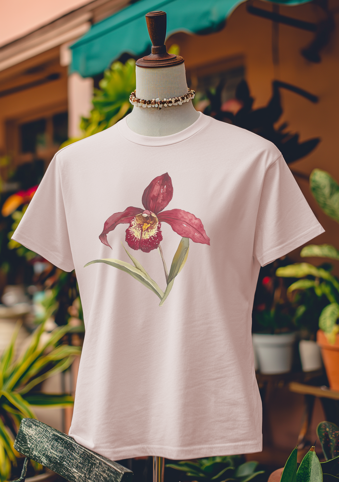 Crimson Orchid Majesty T-Shirt