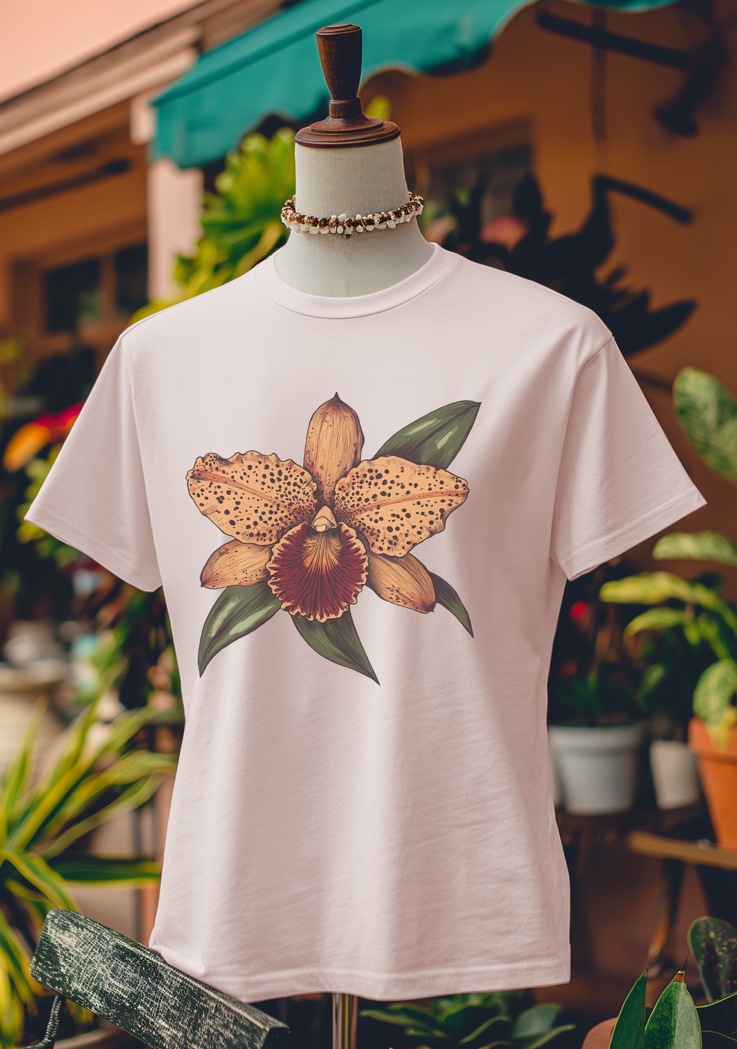 Tiger Orchid Bloom T-Shirt