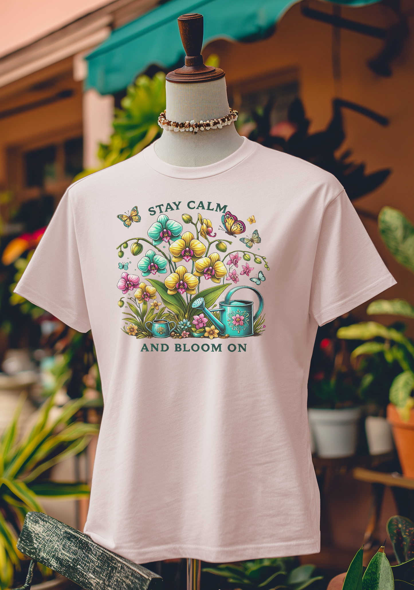 Stay Calm and Bloom On T-Shirt