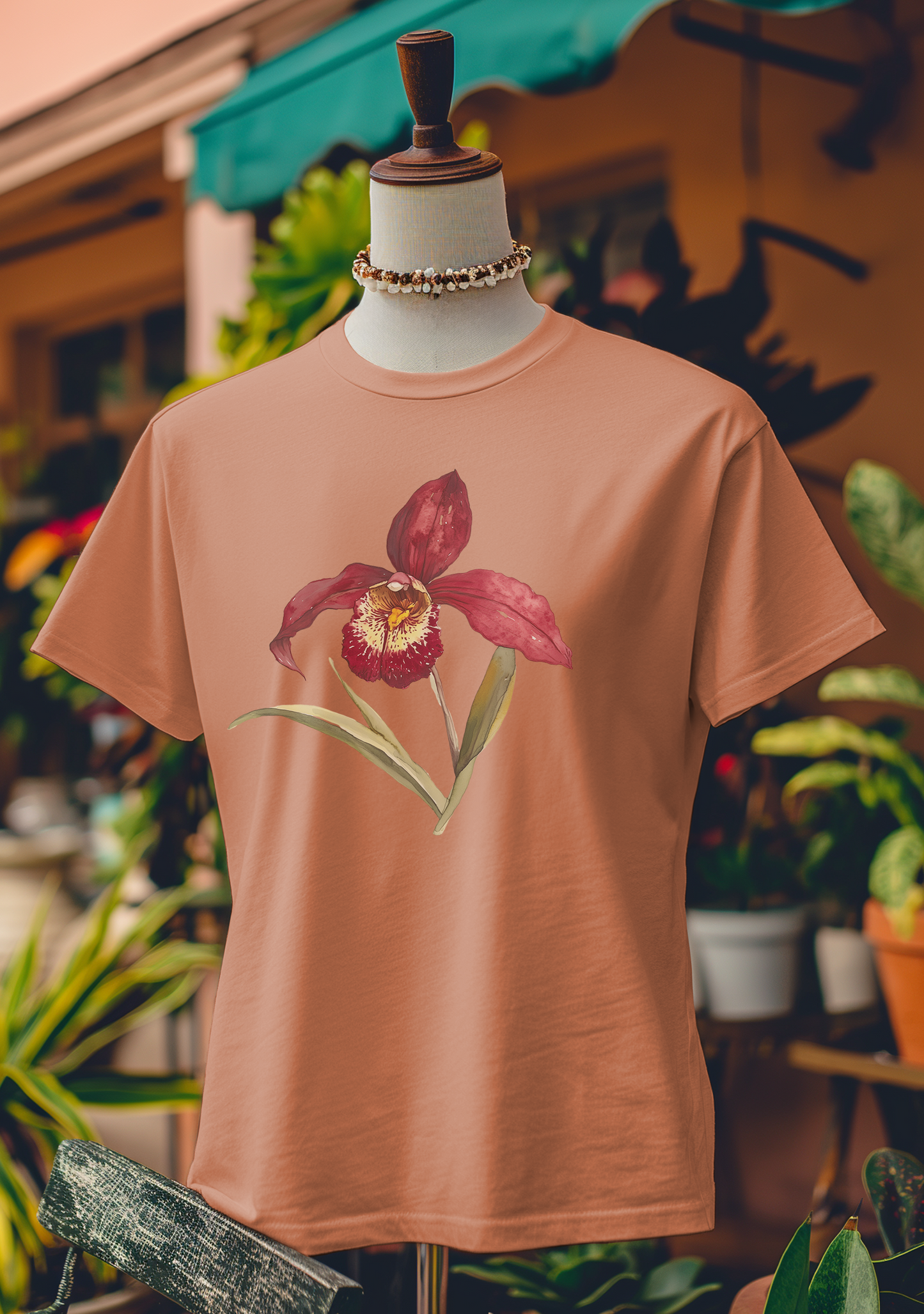 Crimson Orchid Majesty T-Shirt