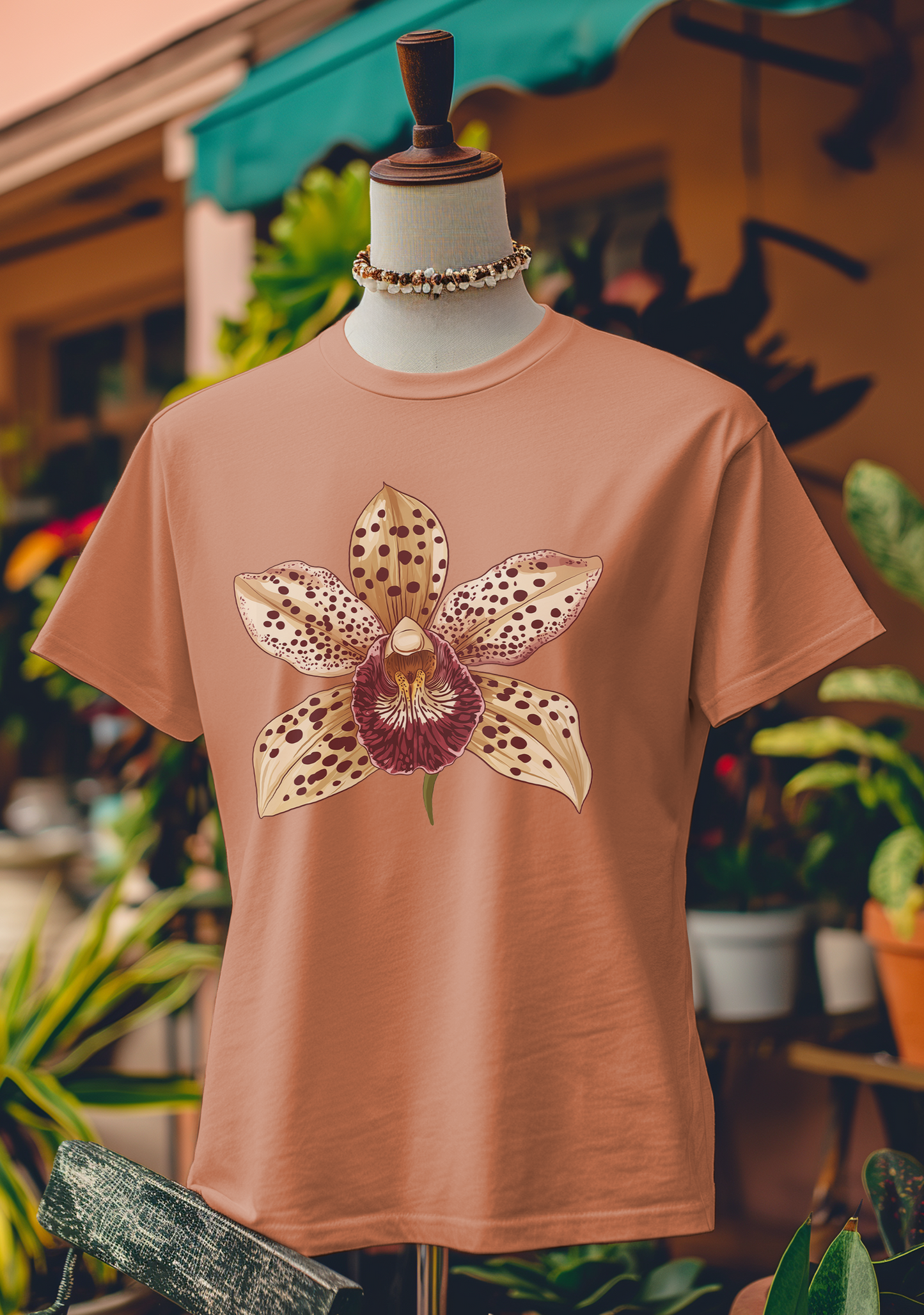 Leopard Orchid Charm T-Shirt