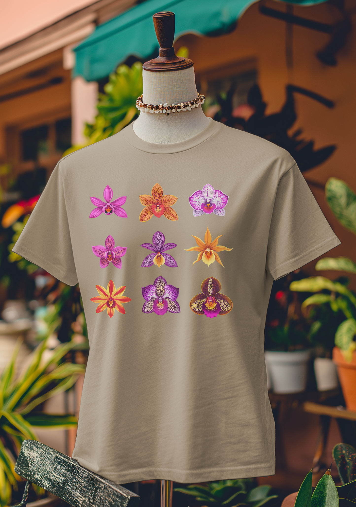Elegant Orchid Showcase T-Shirt