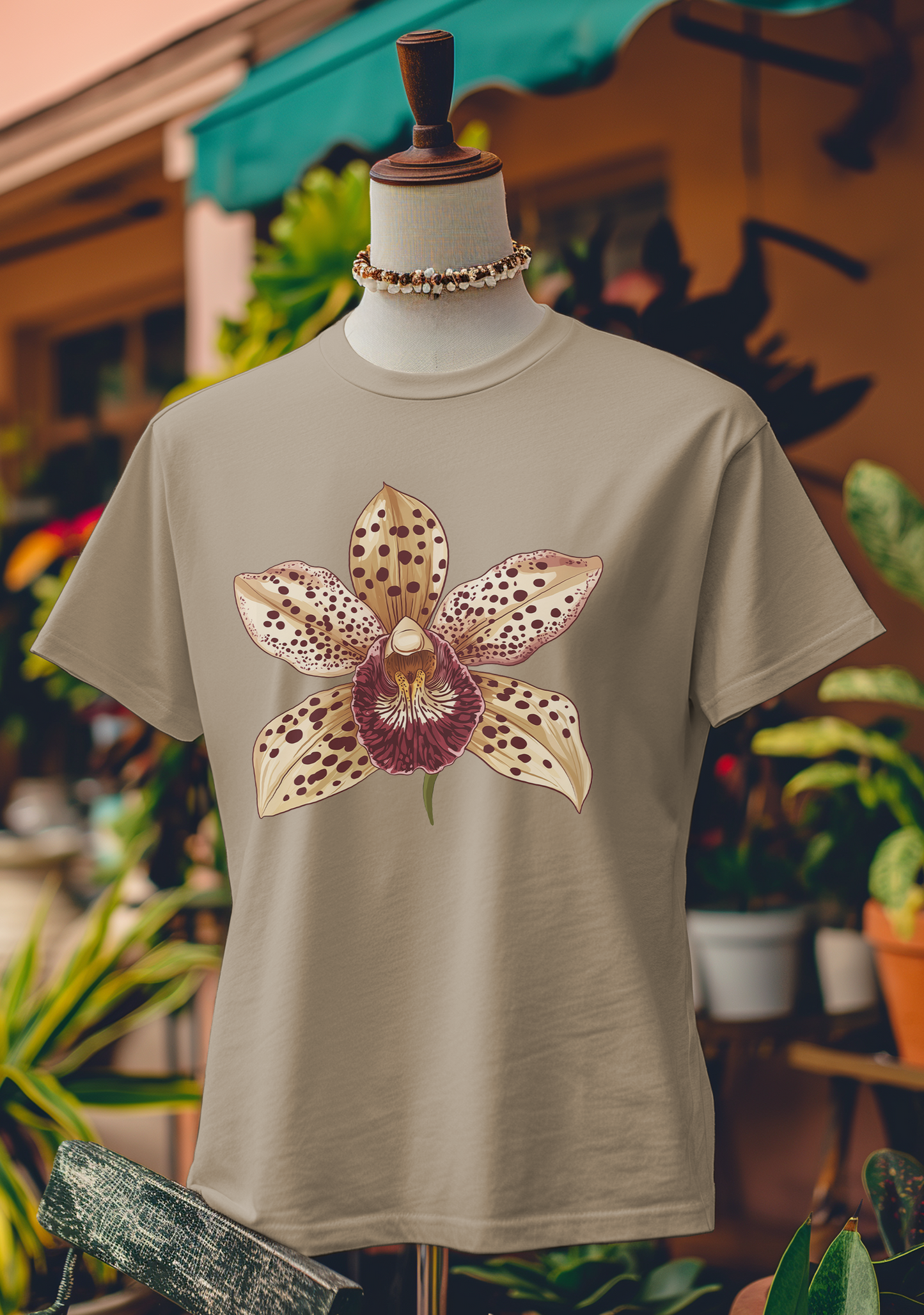 Leopard Orchid Charm T-Shirt