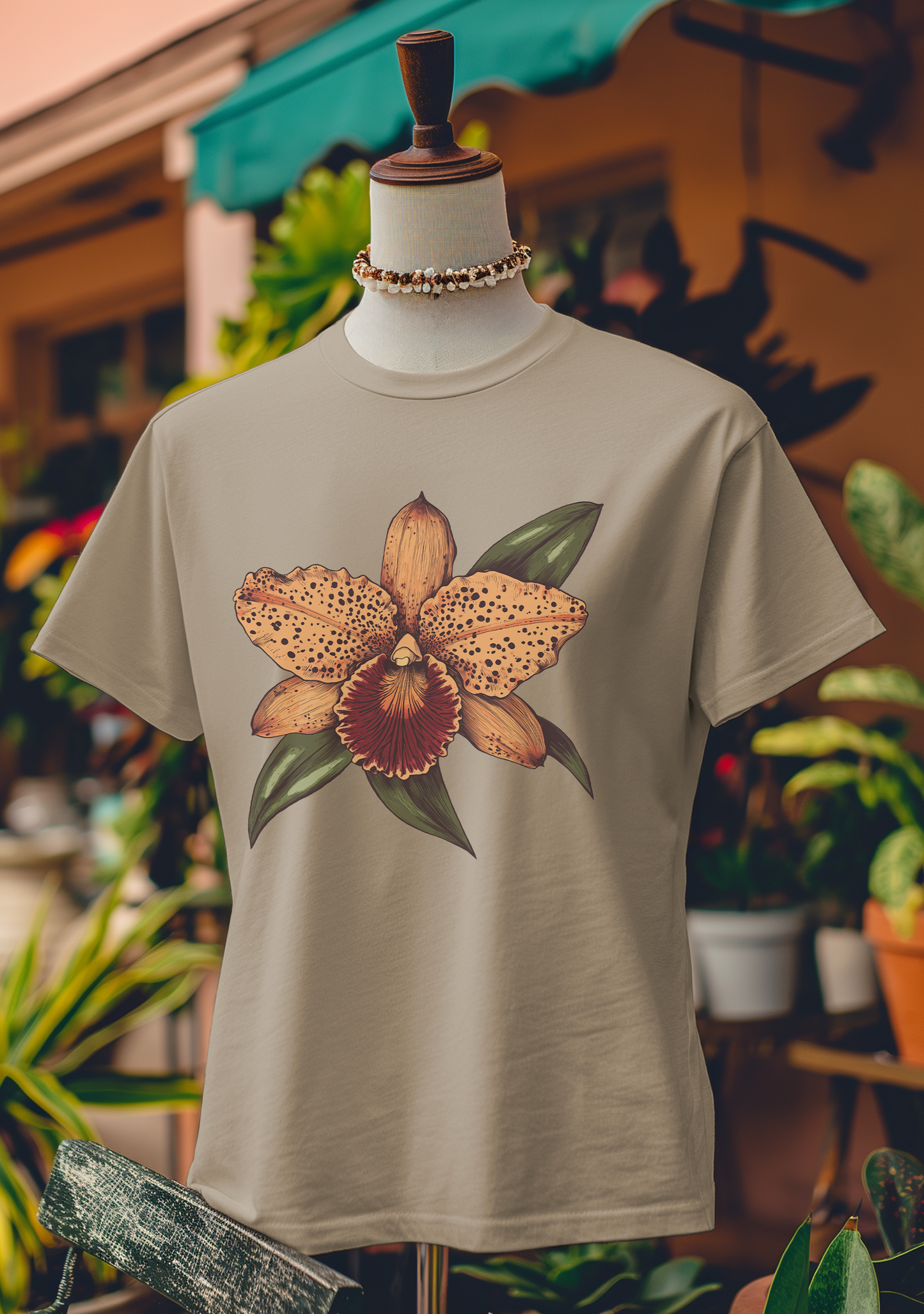 Tiger Orchid Bloom T-Shirt