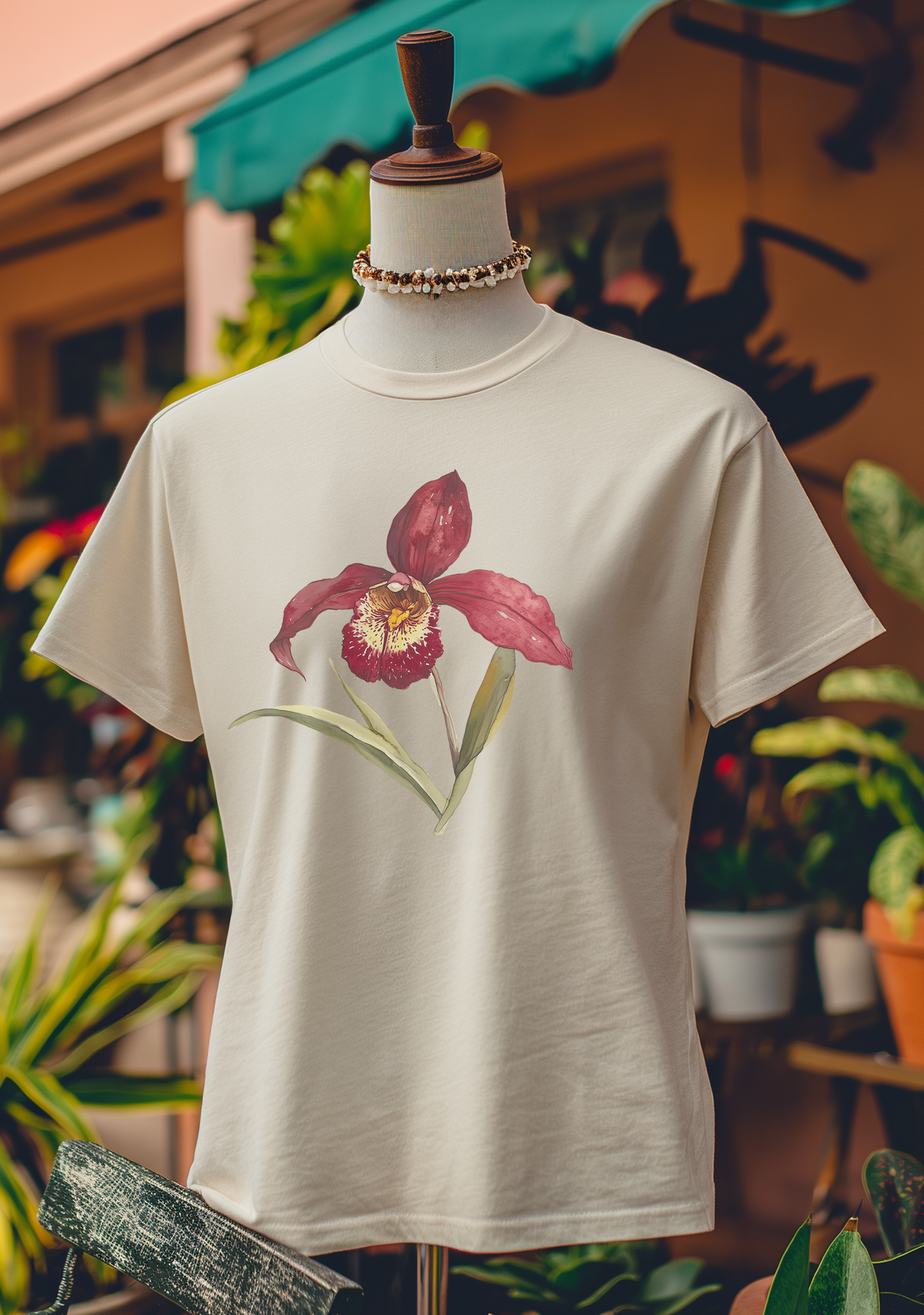 Crimson Orchid Majesty T-Shirt