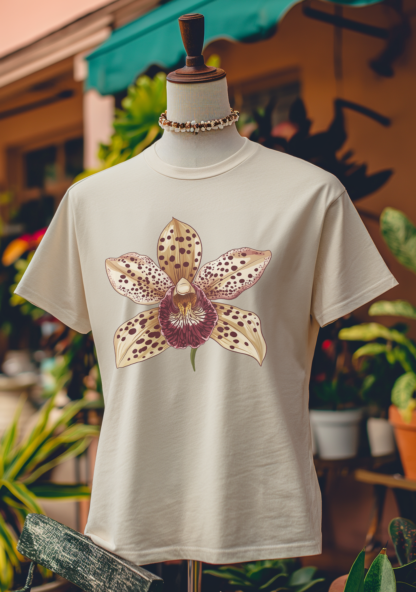 Leopard Orchid Charm T-Shirt