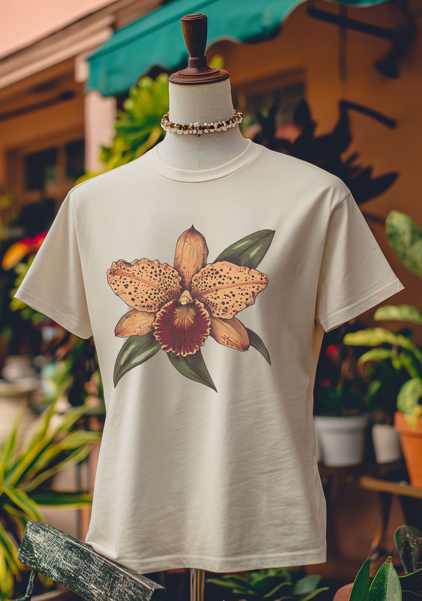 Tiger Orchid Bloom T-Shirt