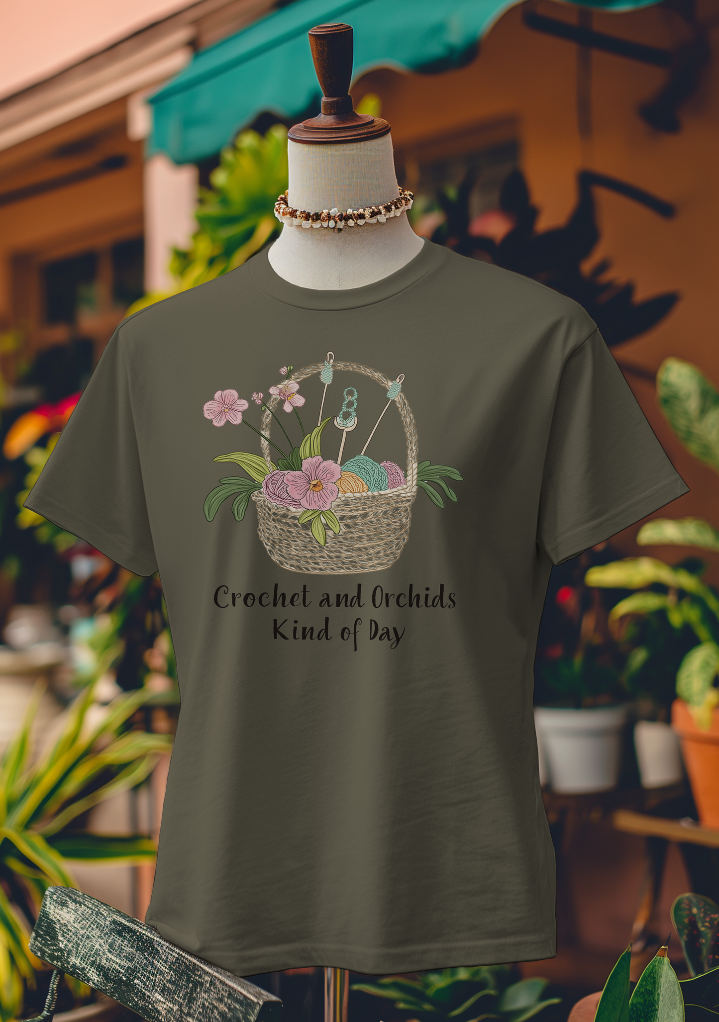 Crochet & Orchid Serenity T-Shirt