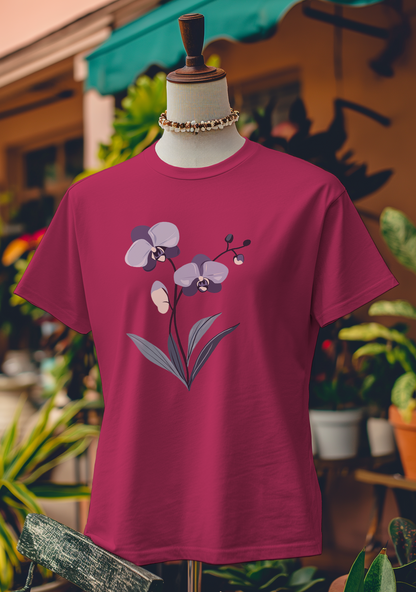 Elegant Midnight Orchid T-Shirt