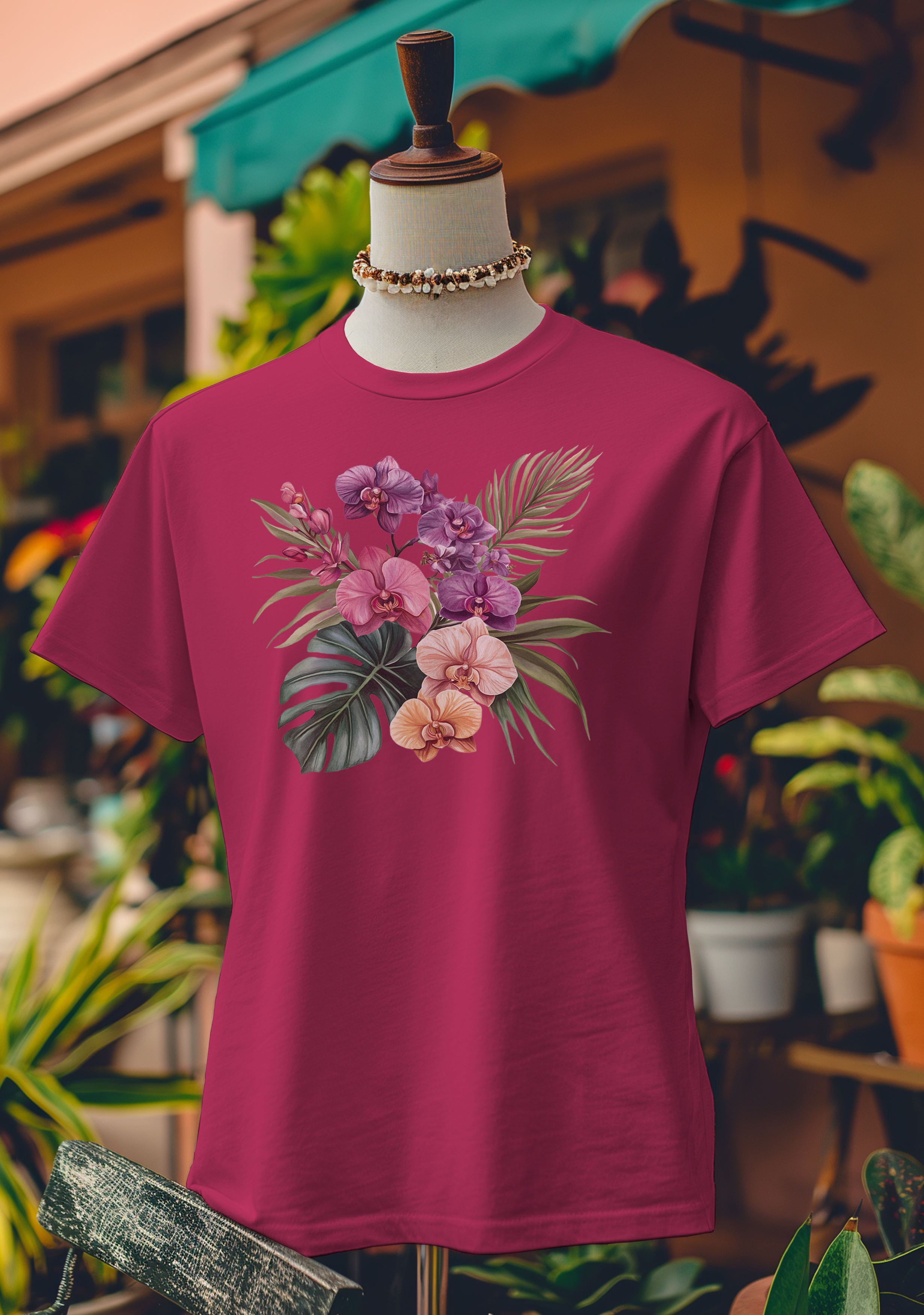 Tropical Orchid Paradise T-Shirt