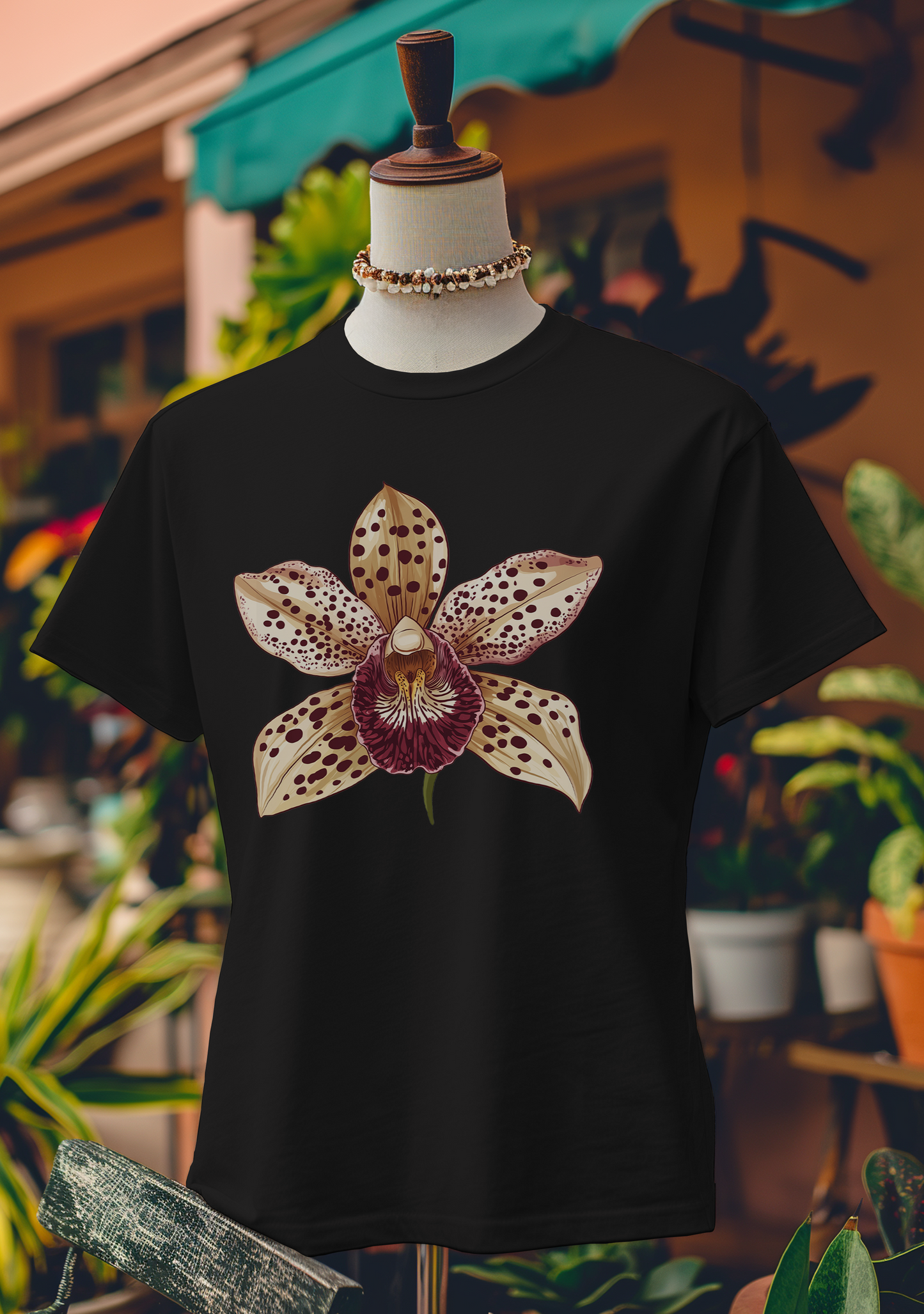 Leopard Orchid Charm  T-Shirt