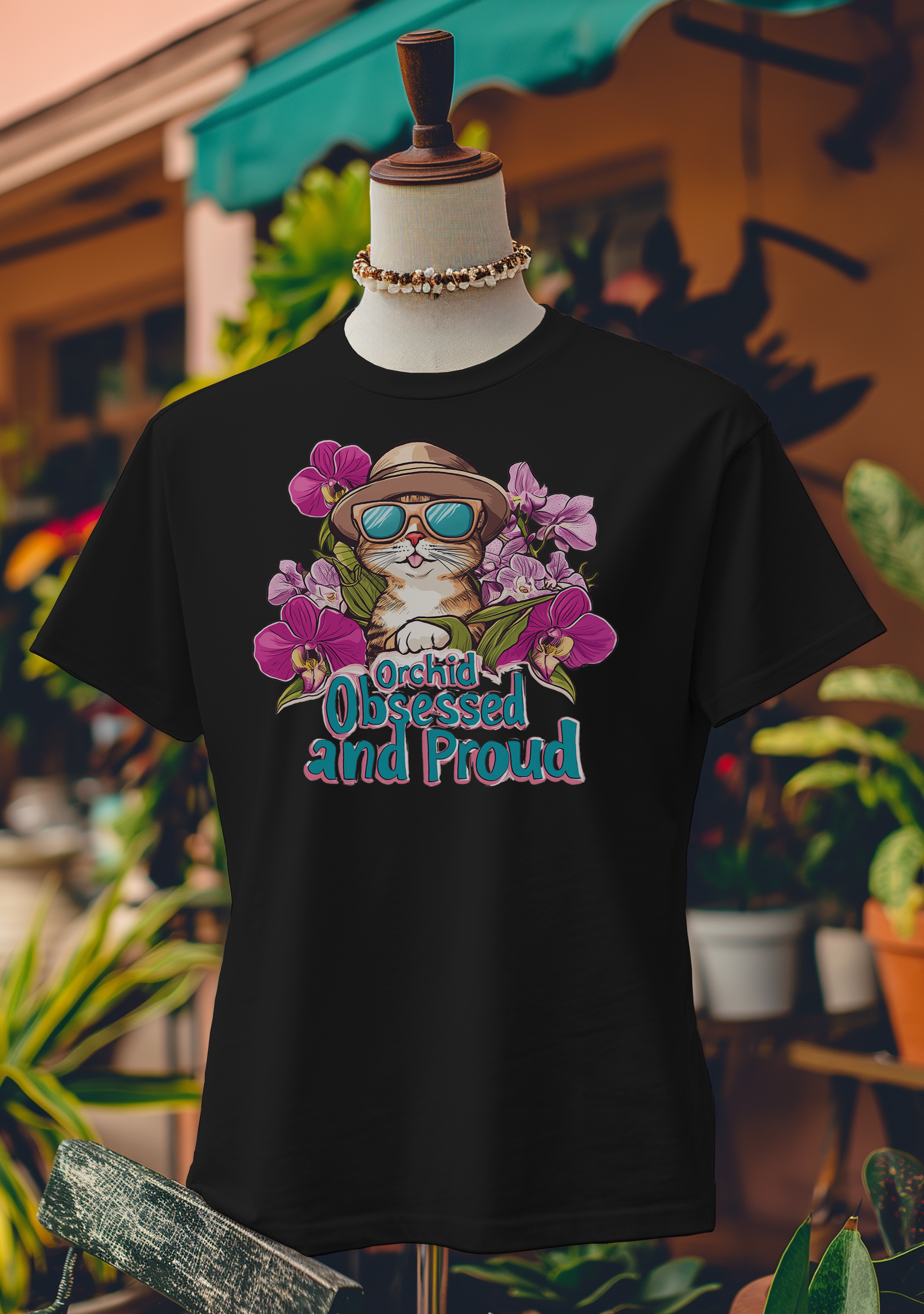 Orchid Obsessed and Proud T-Shirt