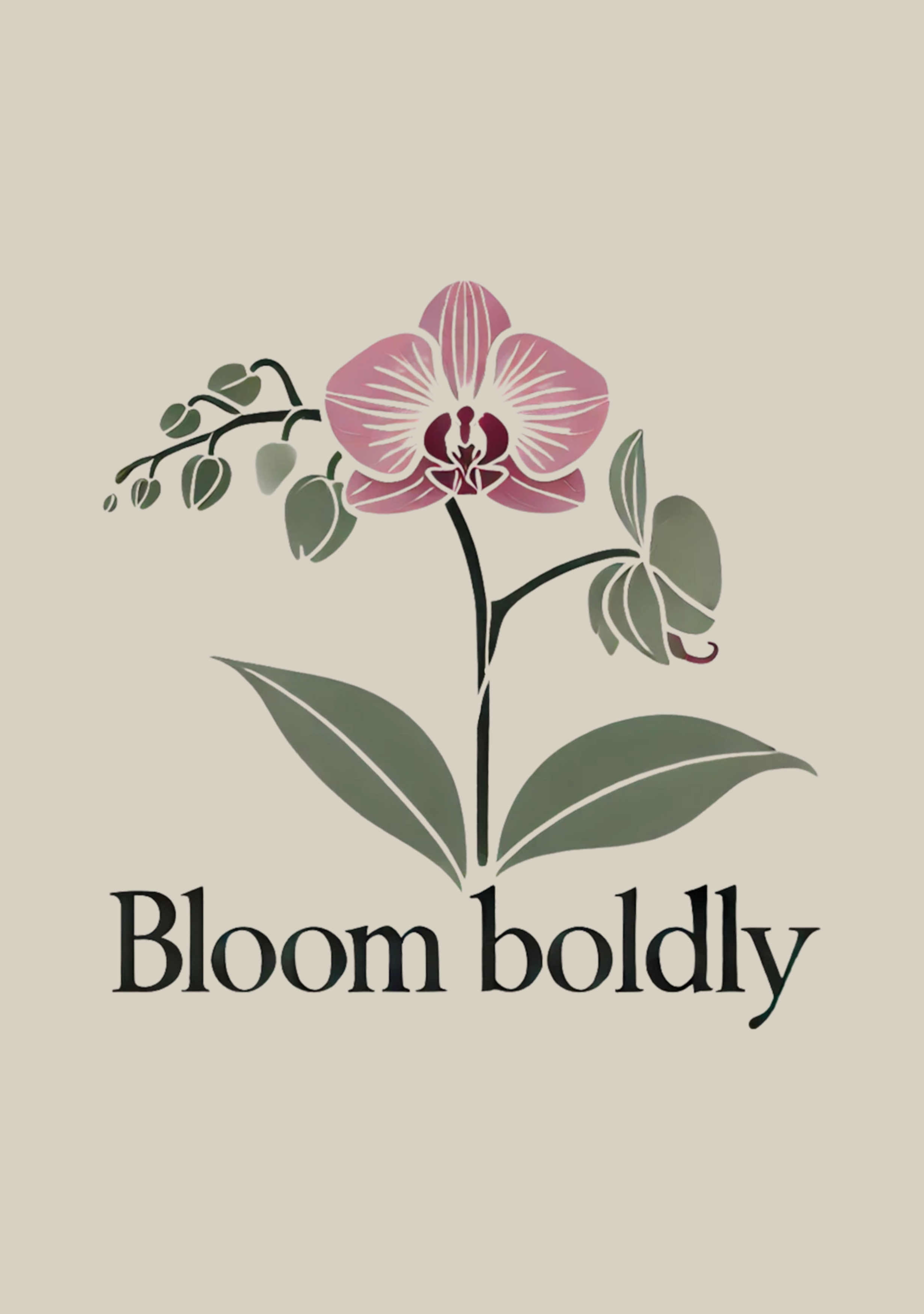 Bloom Boldly Orchid T-Shirt