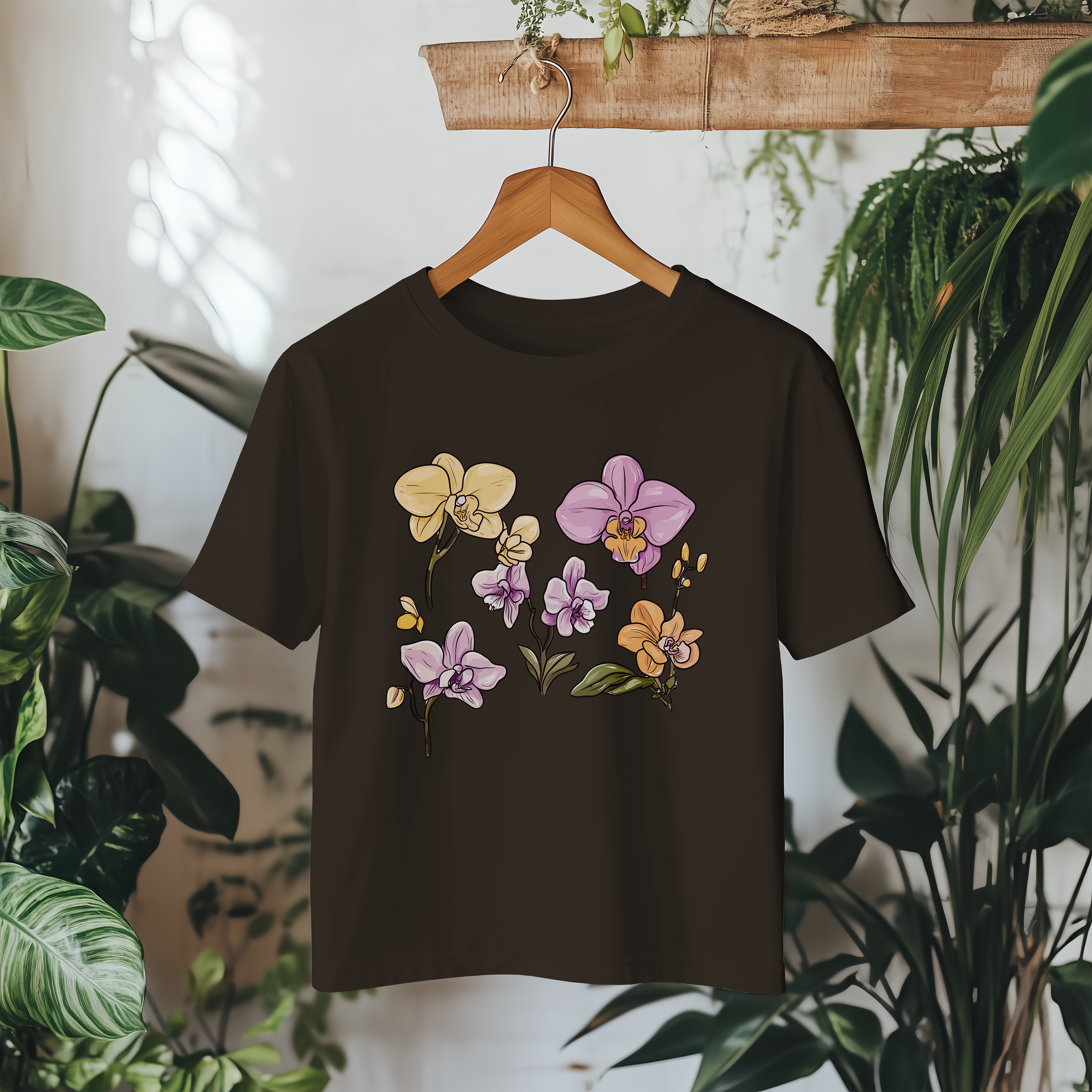 Blossoming Orchid Garden T-Shirt