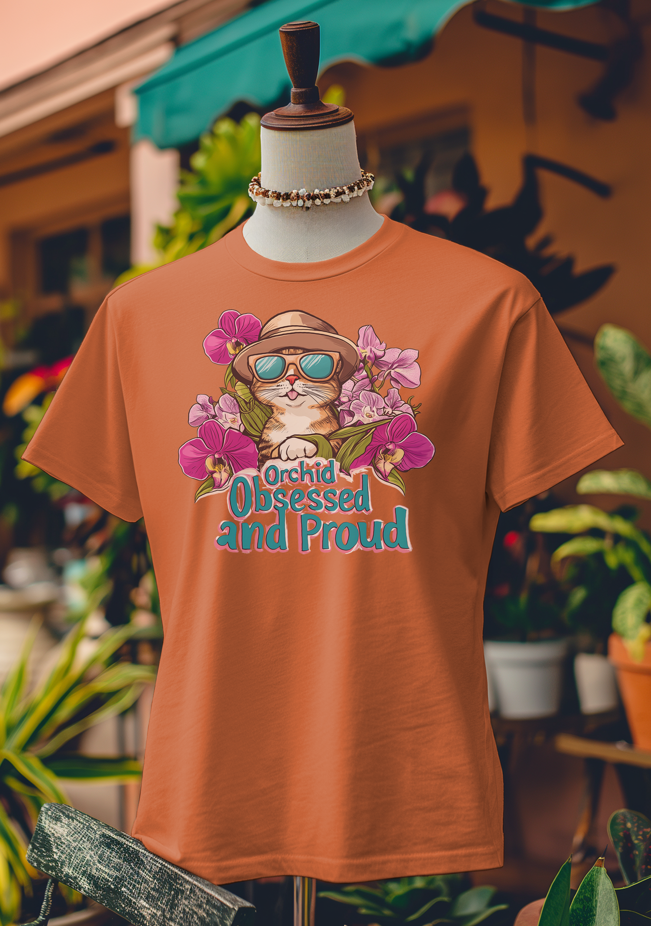 Orchid Obsessed and Proud T-Shirt