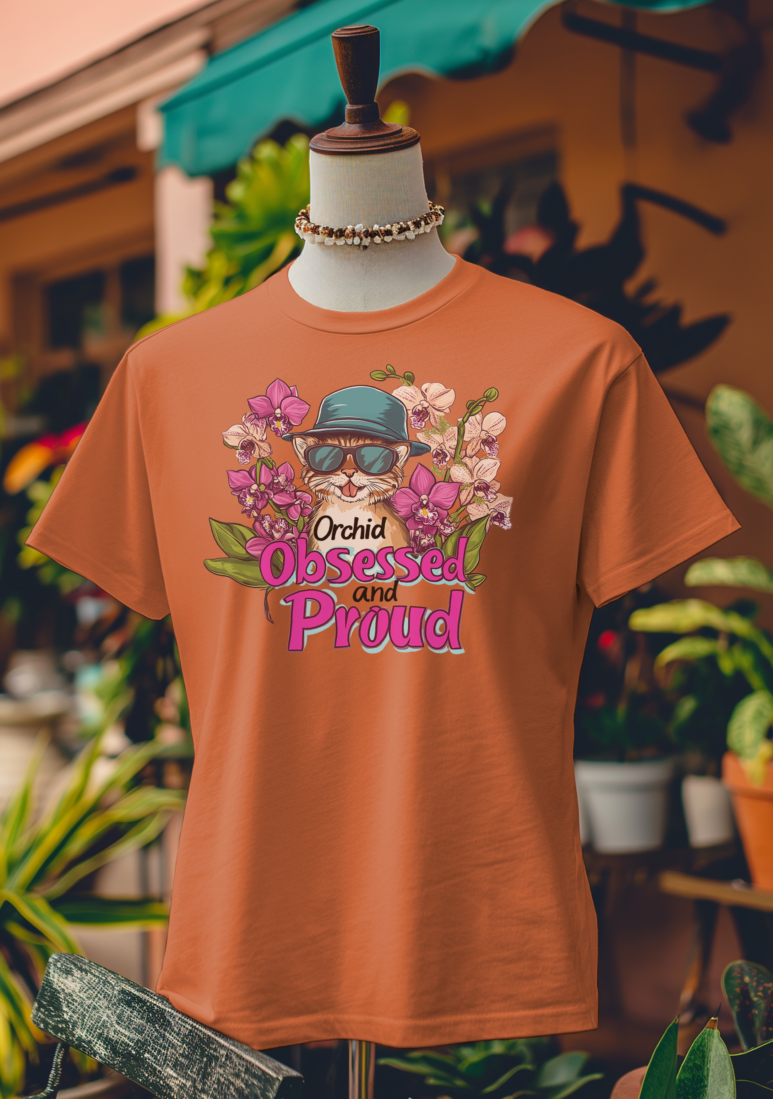 Purrfectly Orchid Obsessed T-Shirt