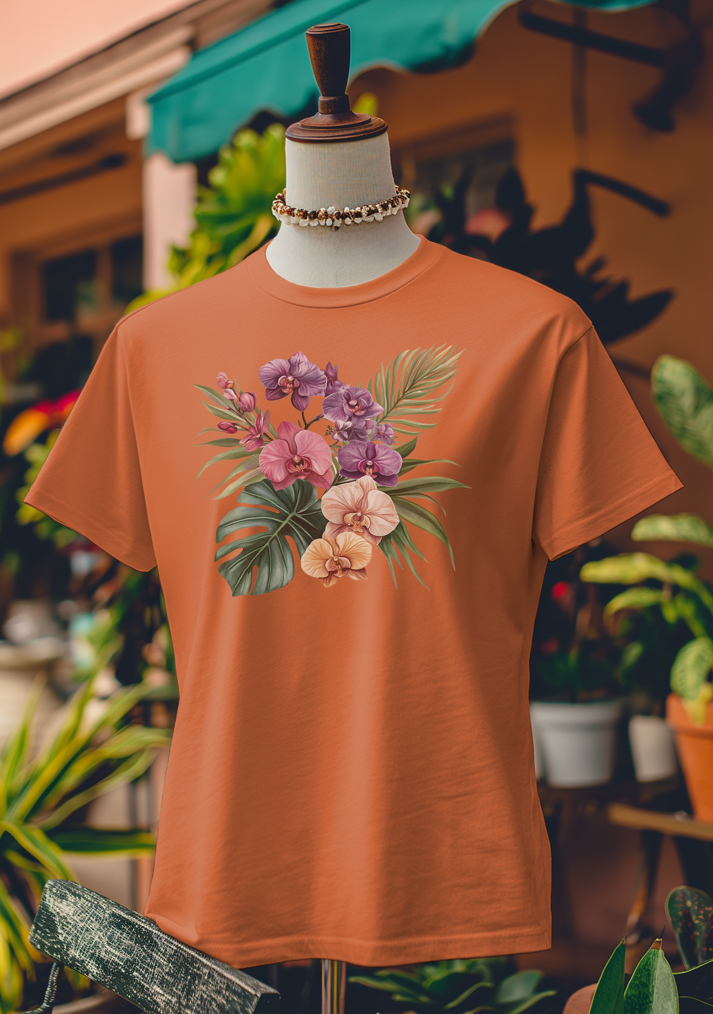 Tropical Orchid Paradise T-Shirt