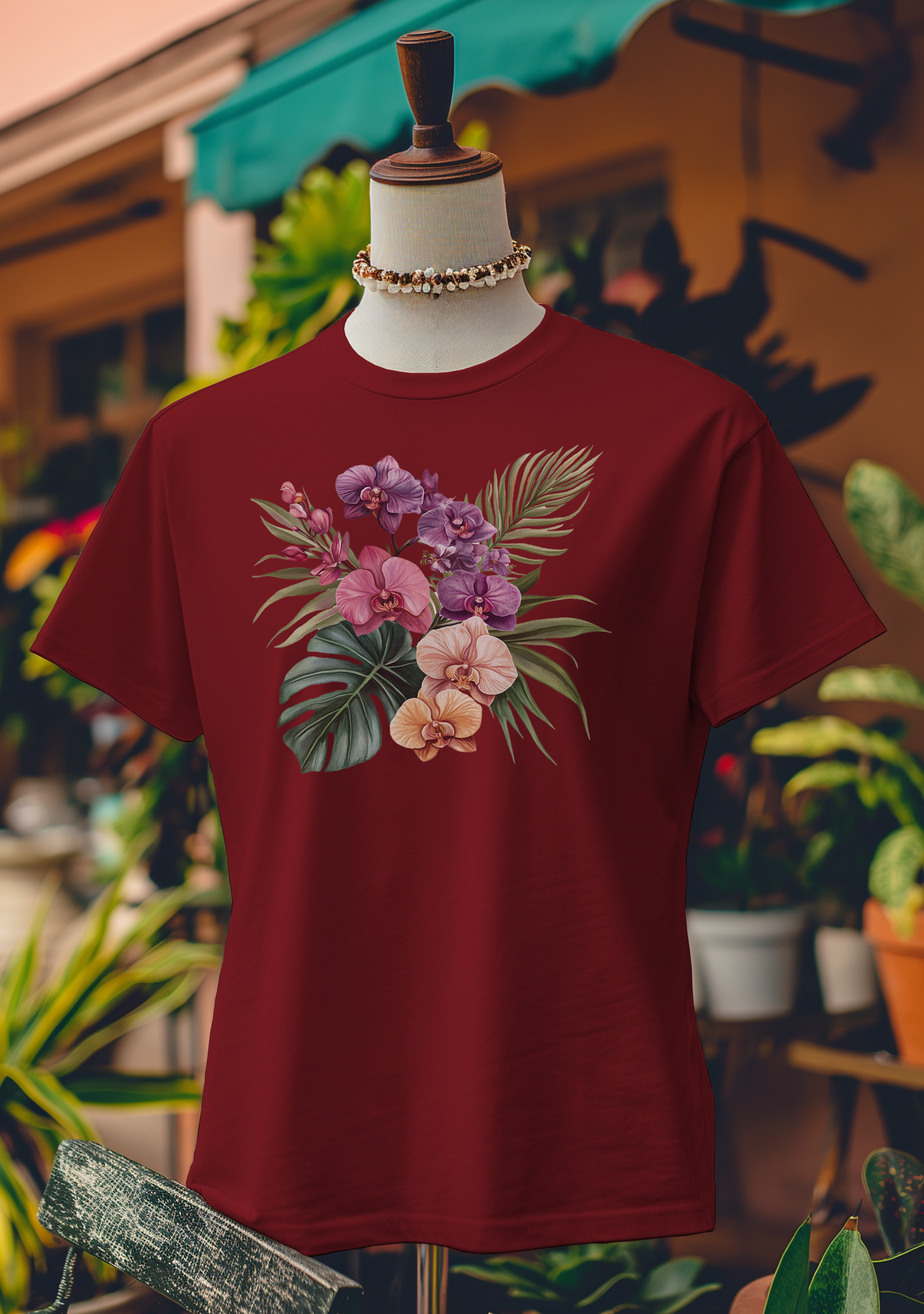 Tropical Orchid Paradise T-Shirt