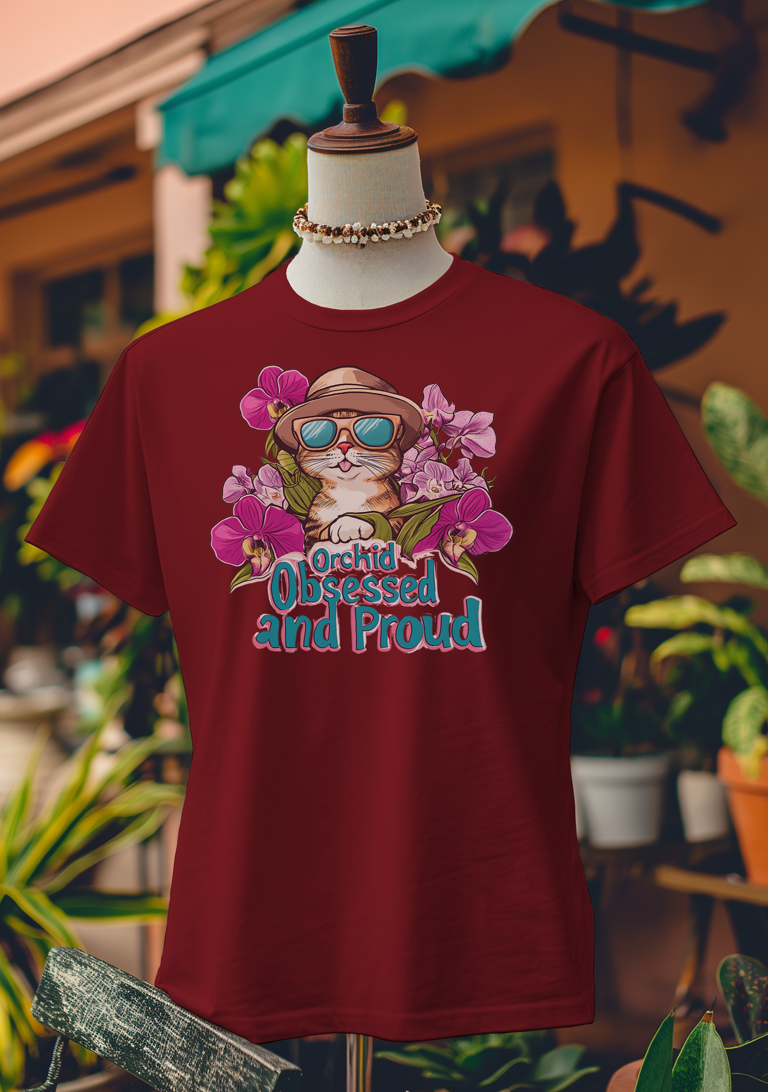 Orchid Obsessed and Proud T-Shirt