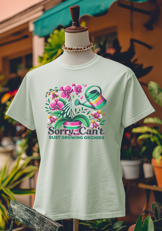 Busy Growing Orchids T-Shirt