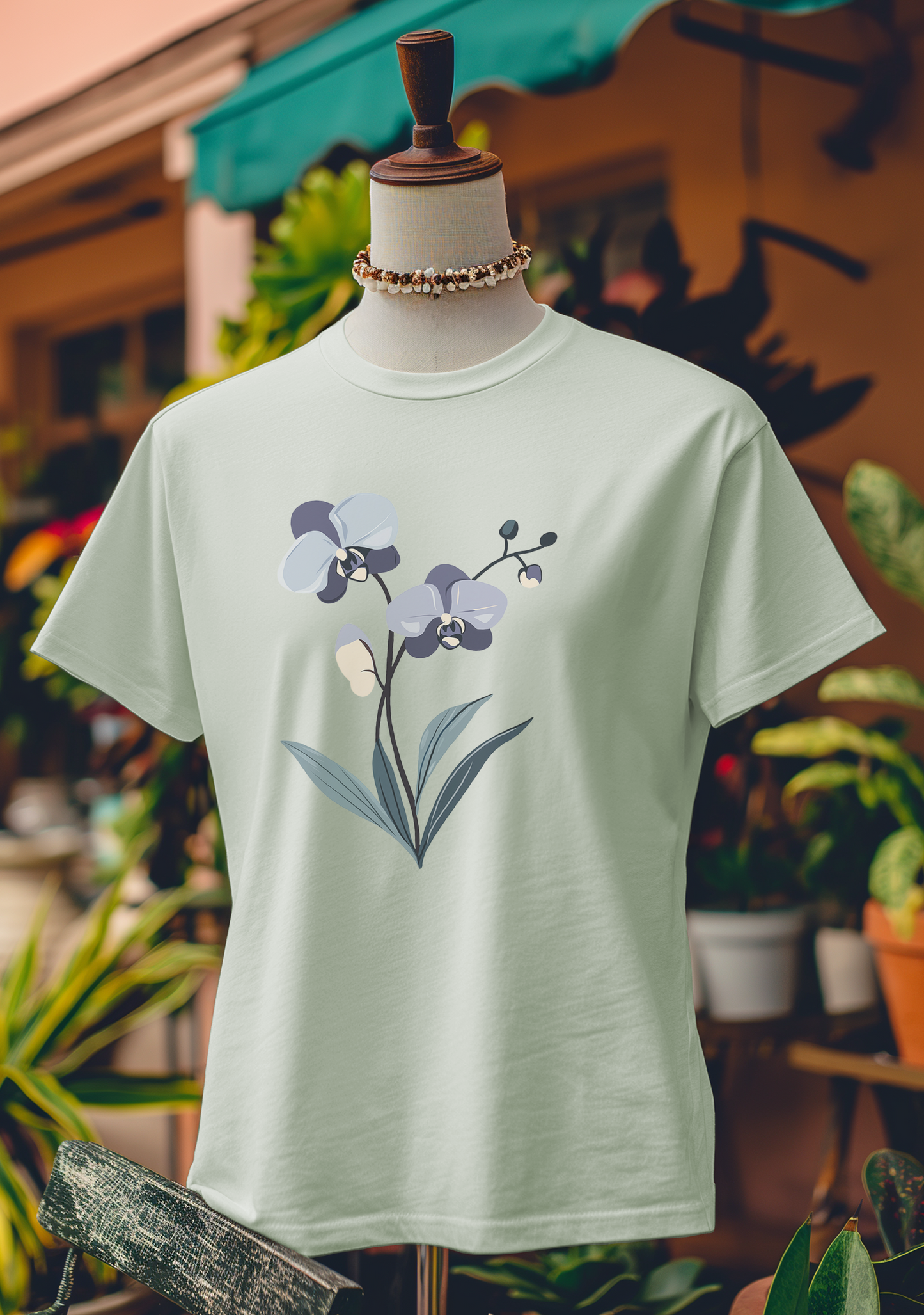 Elegant Midnight Orchid T-Shirt